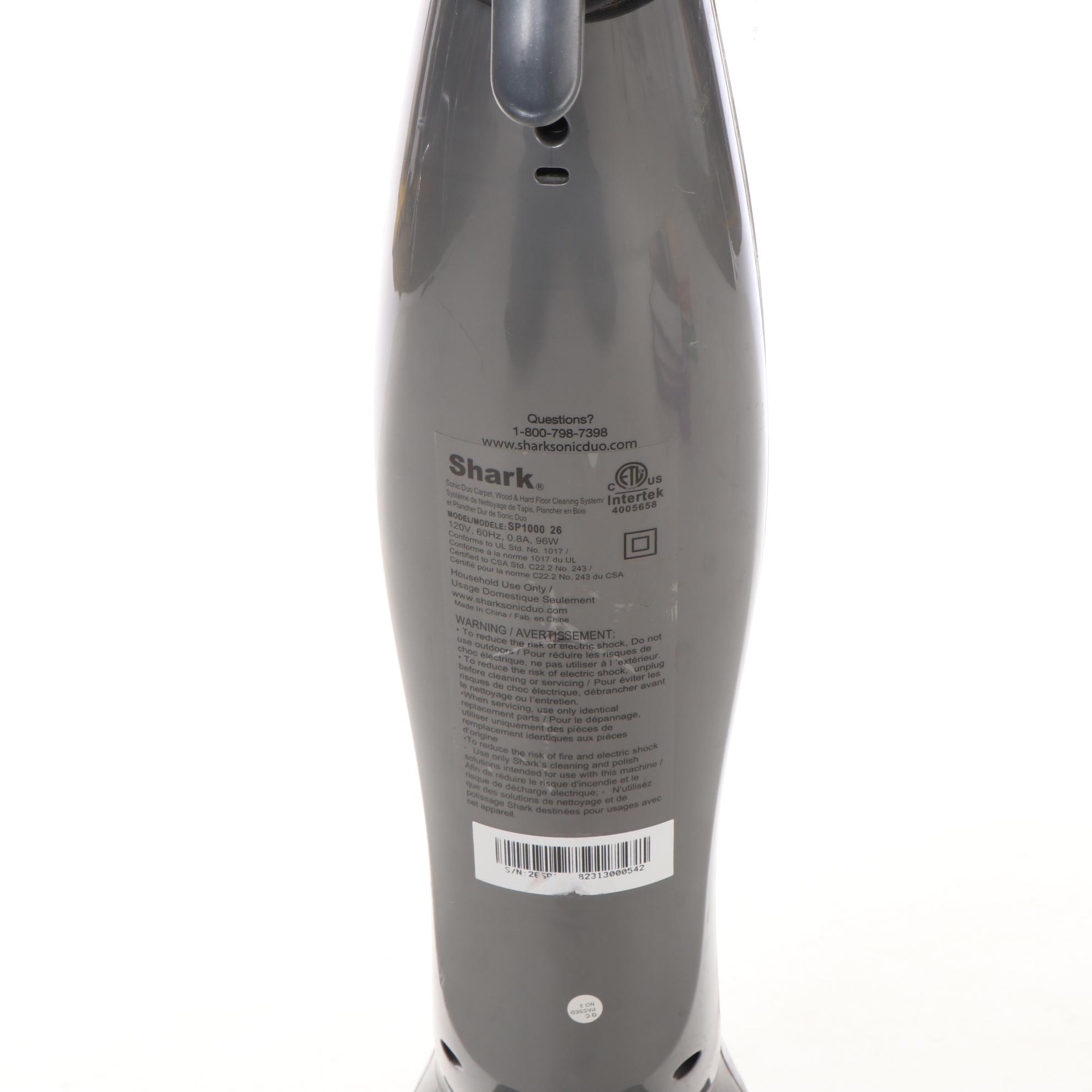 Shark SP1000 Sonic Duo Carpet and Hardwood Floor Cleaner EBTH