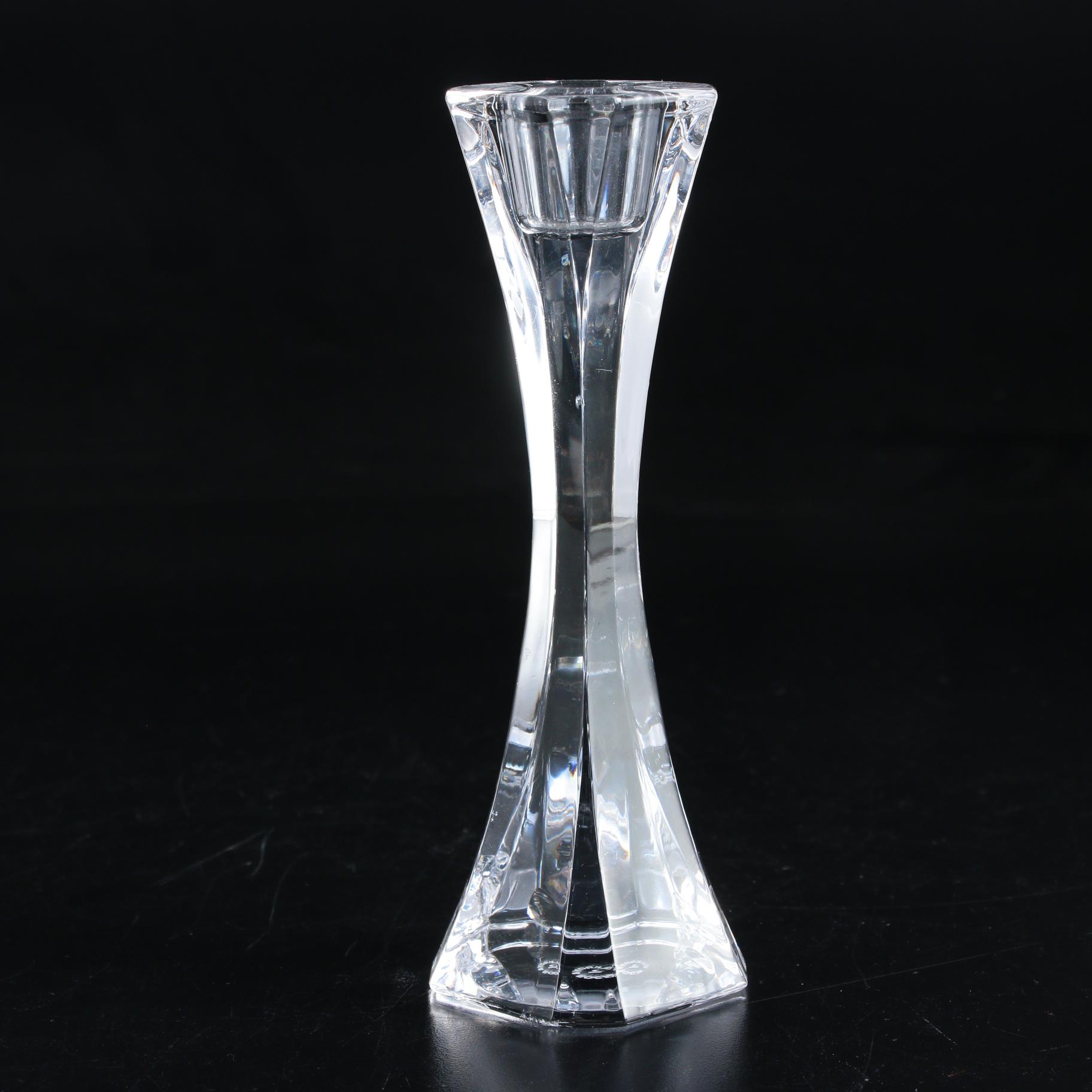 Villeroy & Boch "Crystal Cocktail Club" Crystal Candlesticks, Late 20th Century EBTH