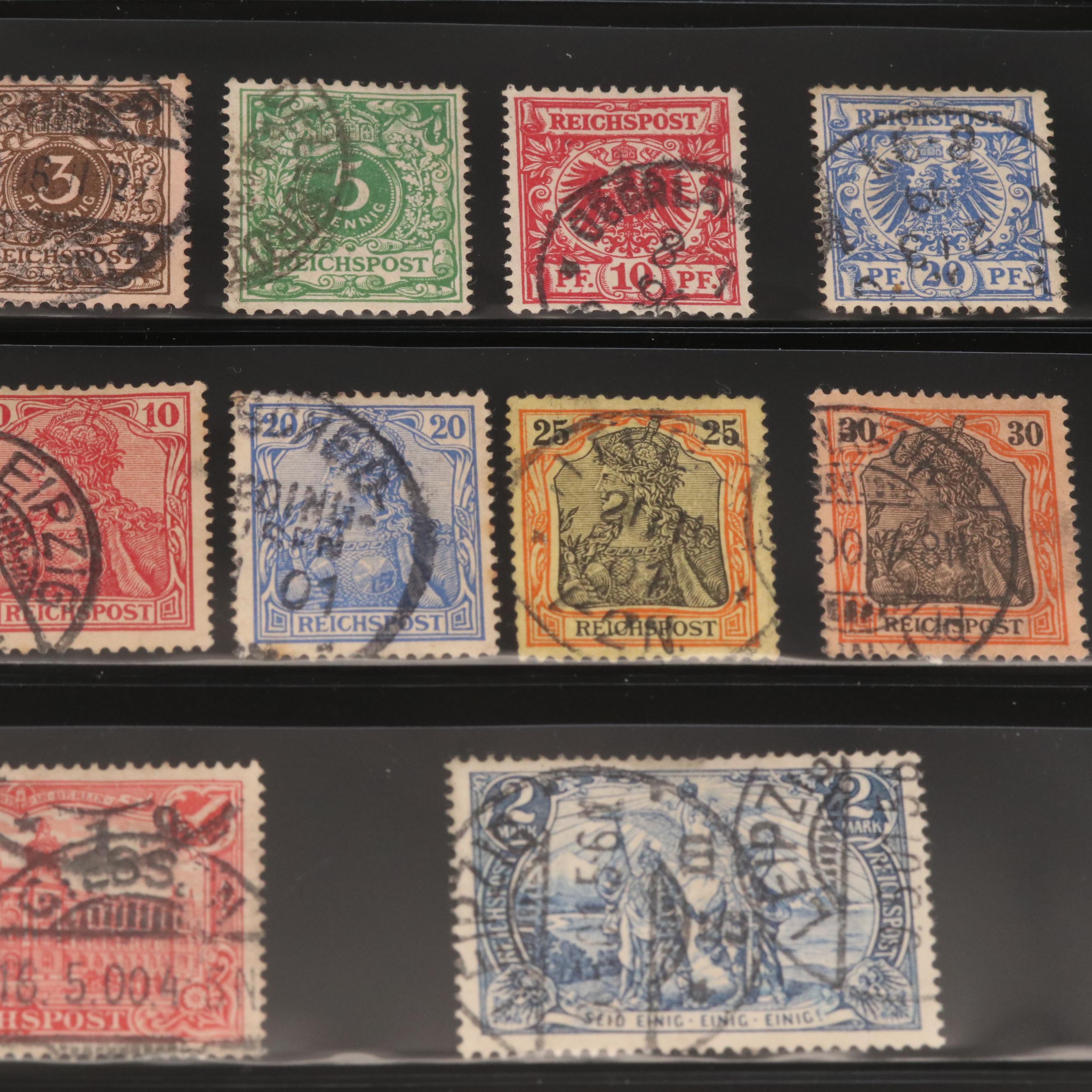 Germany, German States and German Colonial Holdings Stamps, 19th & 20th