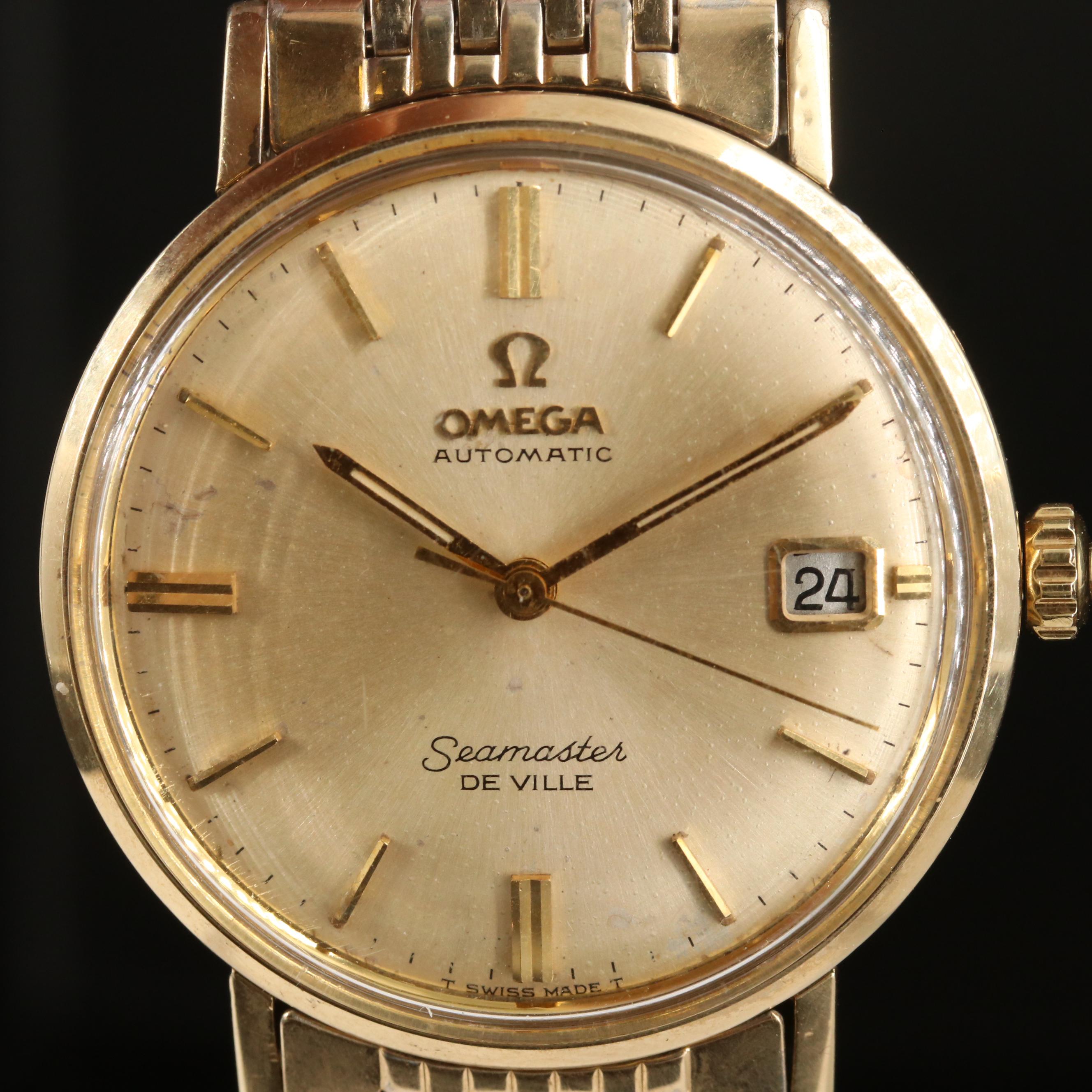 1966 Omega Seamaster DeVille Gold Filled Automatic Wristwatch EBTH