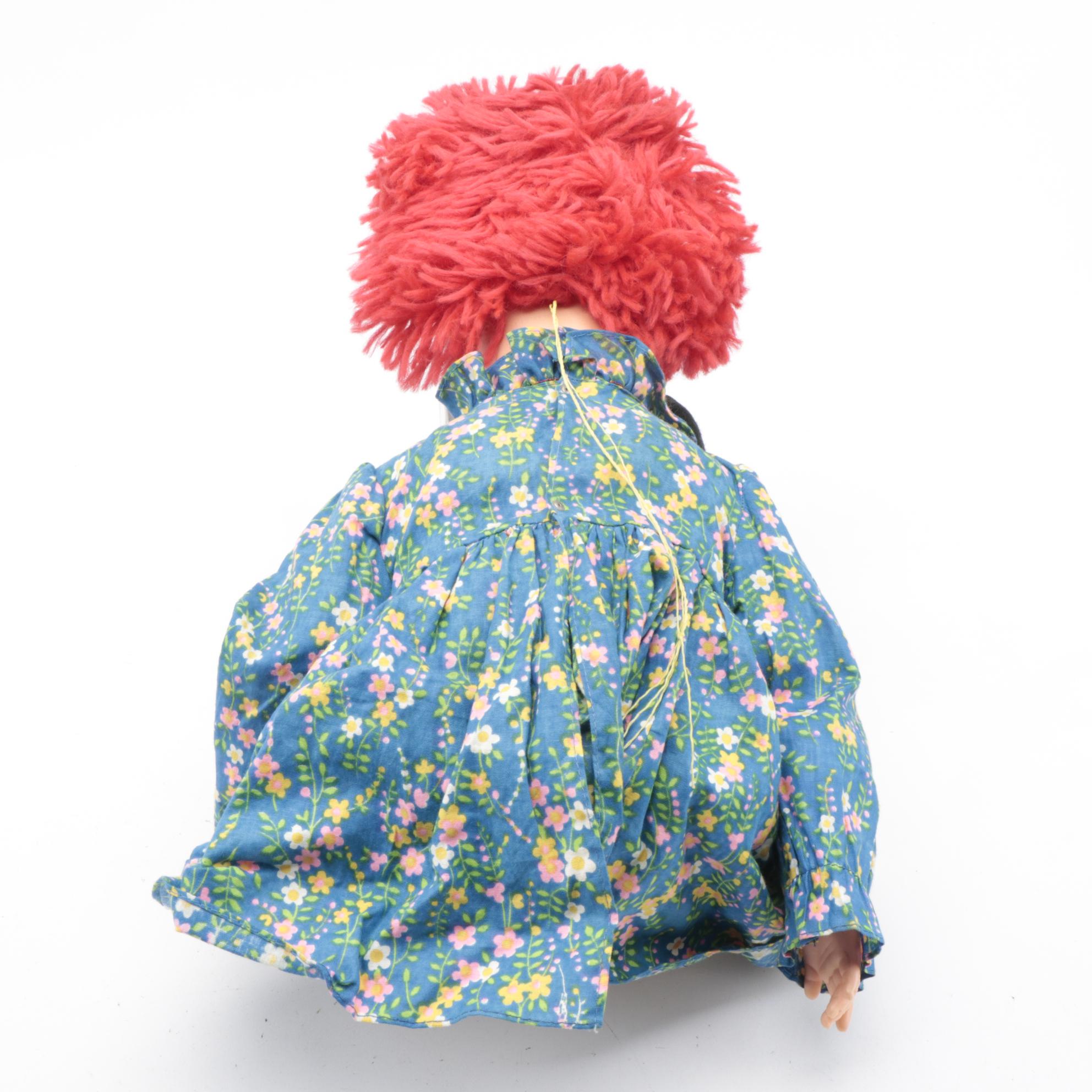 Raggedy Ann and Andy Ventriloquist Dummy Dolls, 1973 EBTH