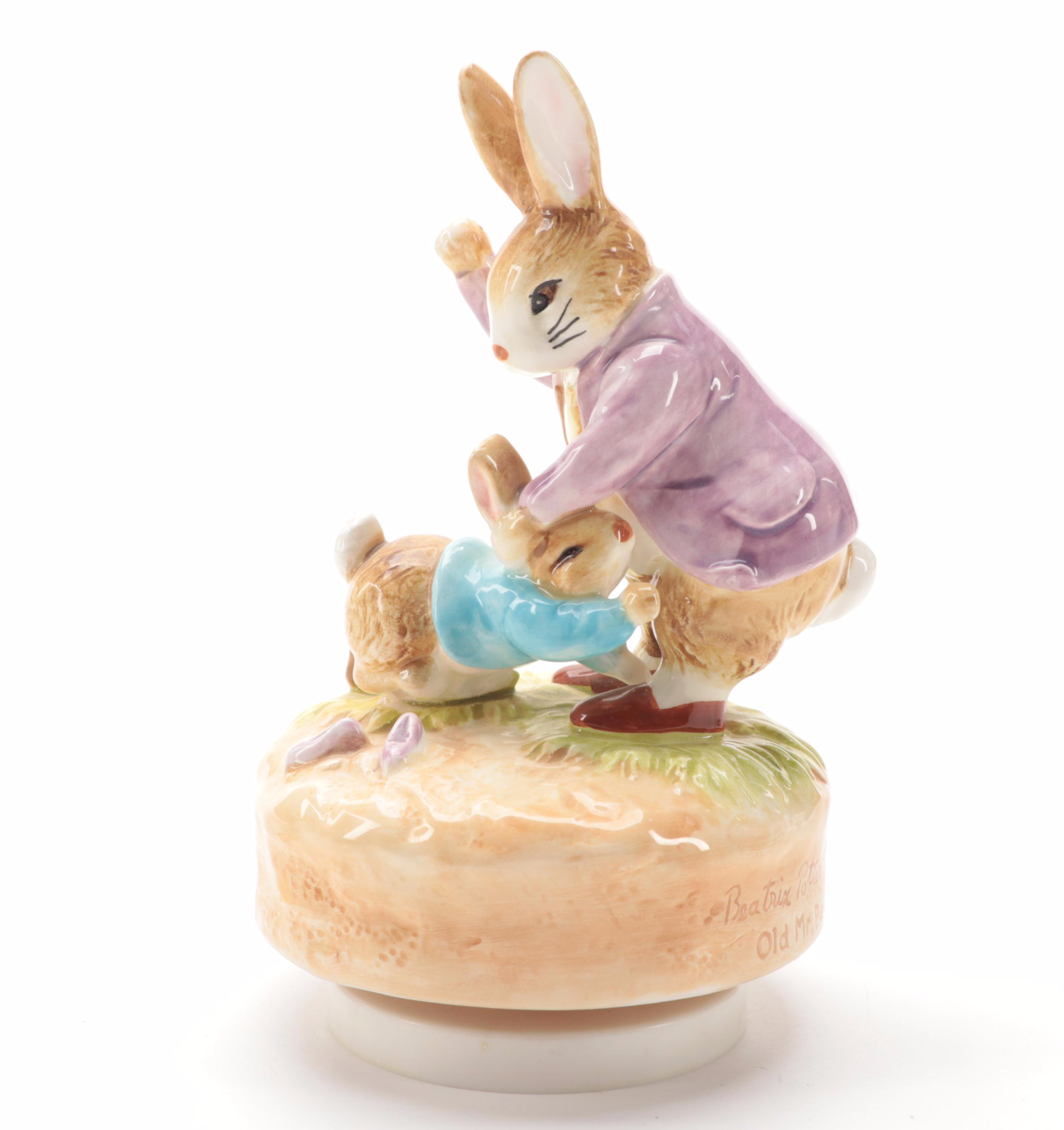 Schmid "Mrs. Tabitha Twitchit" and Other Beatrix Potter Musical Figurines EBTH