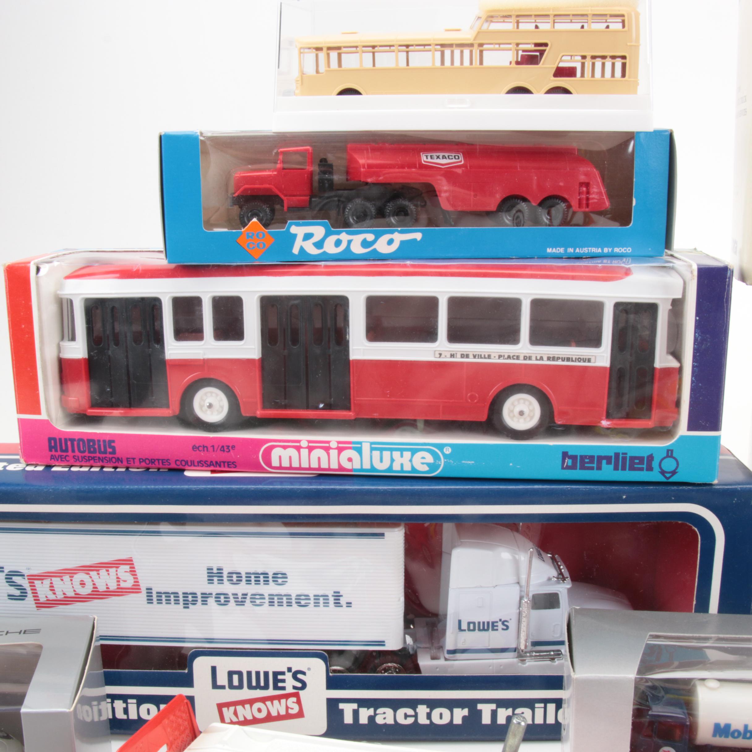 Diecast Utility Vehicles Including Limited Edition Lowe's Tractor