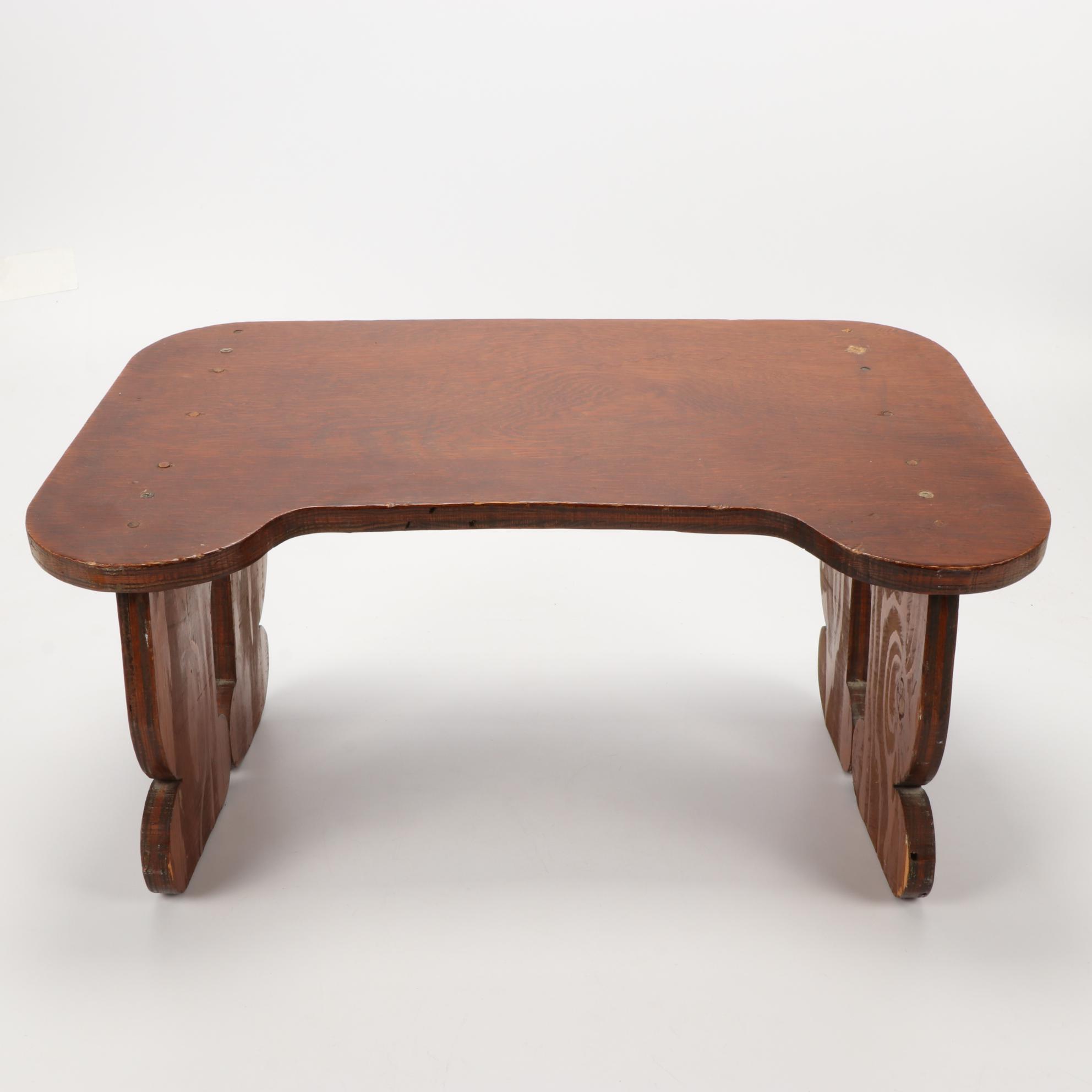 Bench Made Plywood Table Top Desk / Lectern EBTH