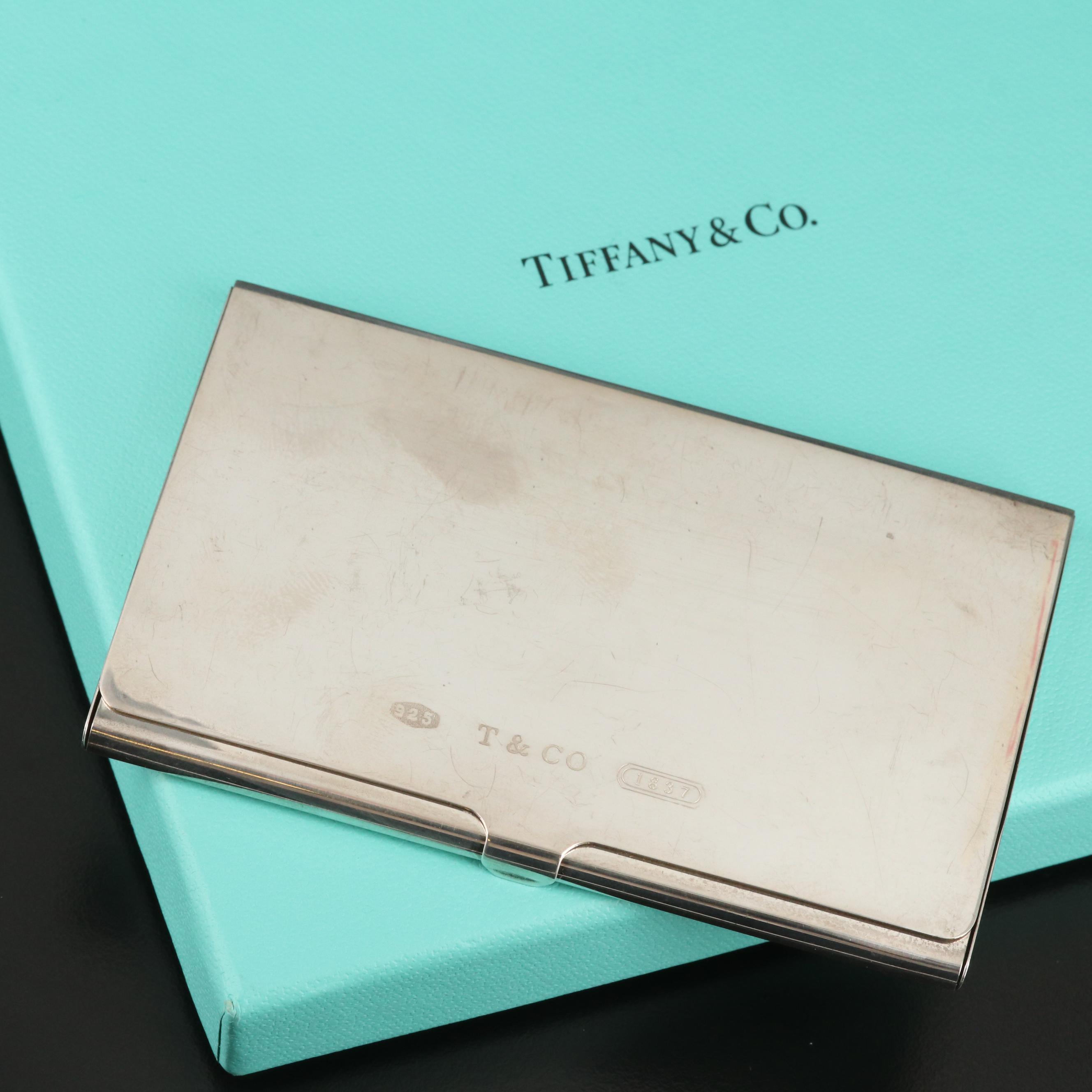 Tiffany & Co. "1837 Collection" Sterling Silver Business Card Holder EBTH