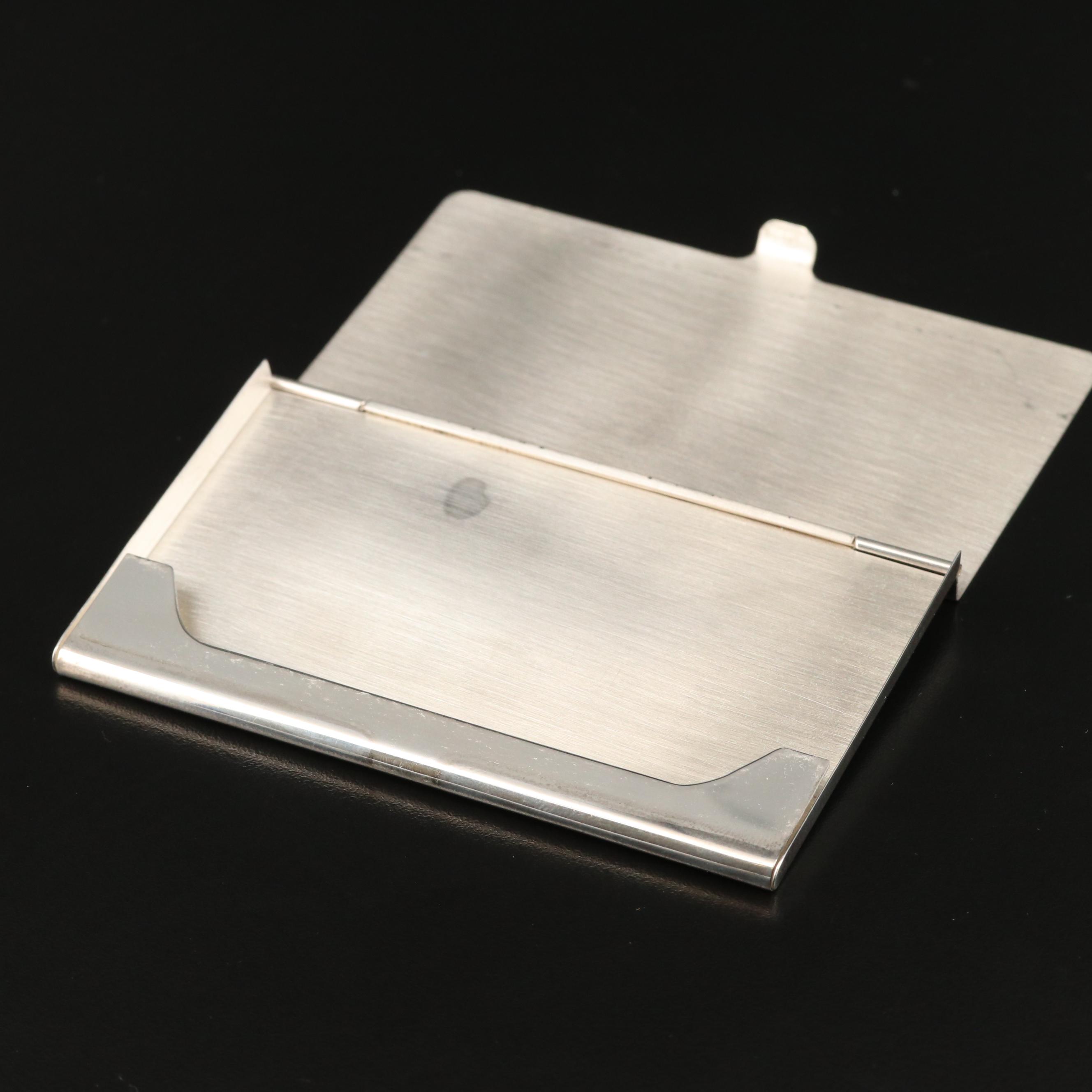 Tiffany & Co. "1837 Collection" Sterling Silver Business Card Holder EBTH