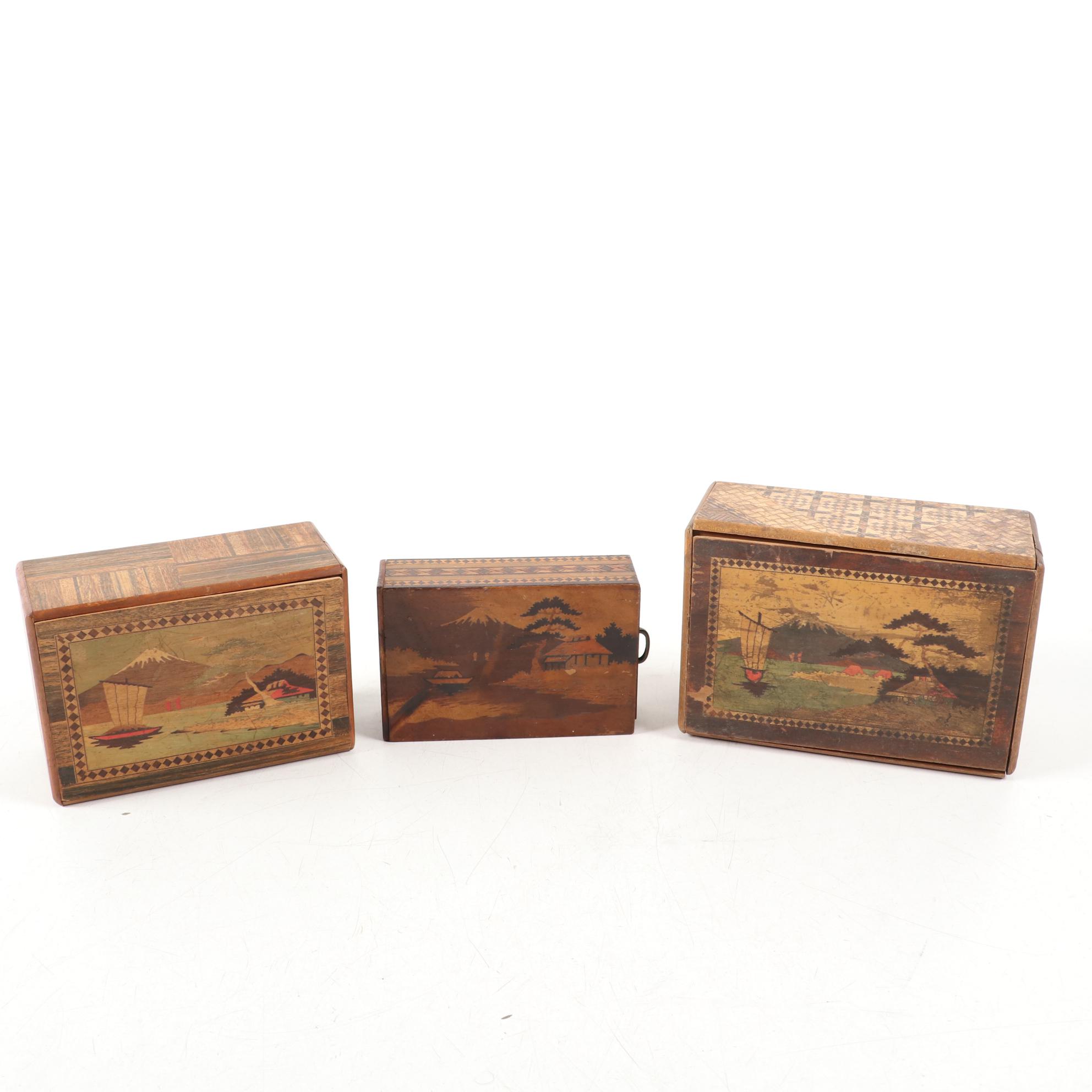 Handmade Wooden Puzzle Boxes | EBTH