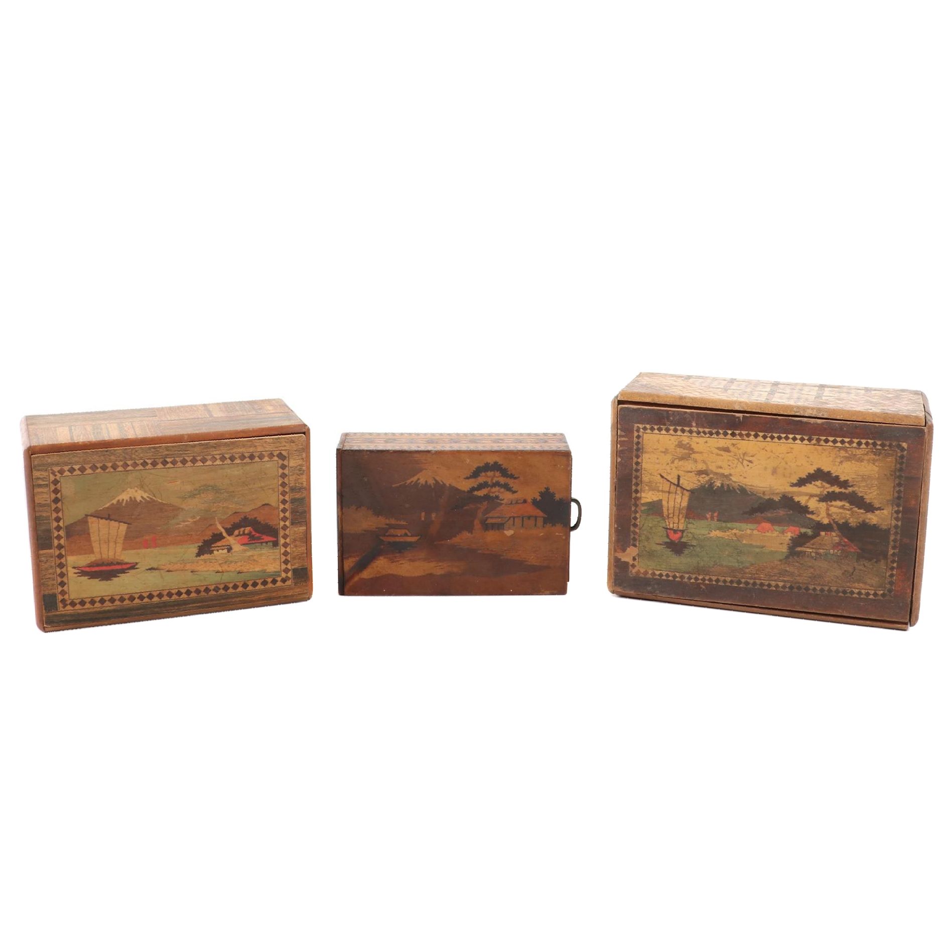 Handmade Wooden Puzzle Boxes | EBTH