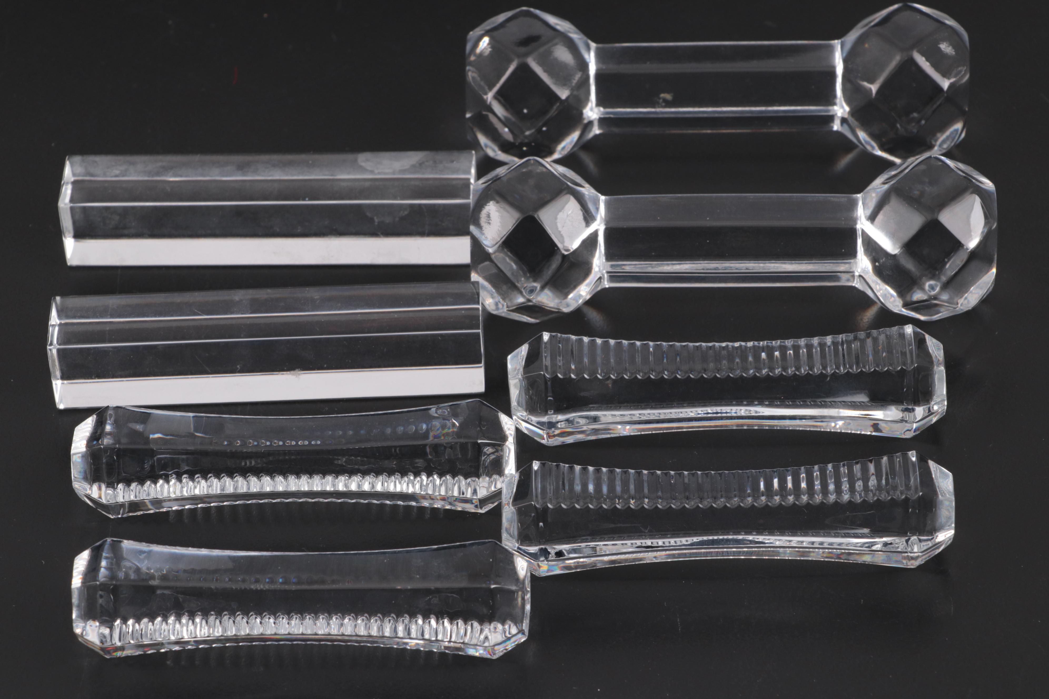 Baccarat "Vega", "Opera" and Other Crystal Knife Rests EBTH