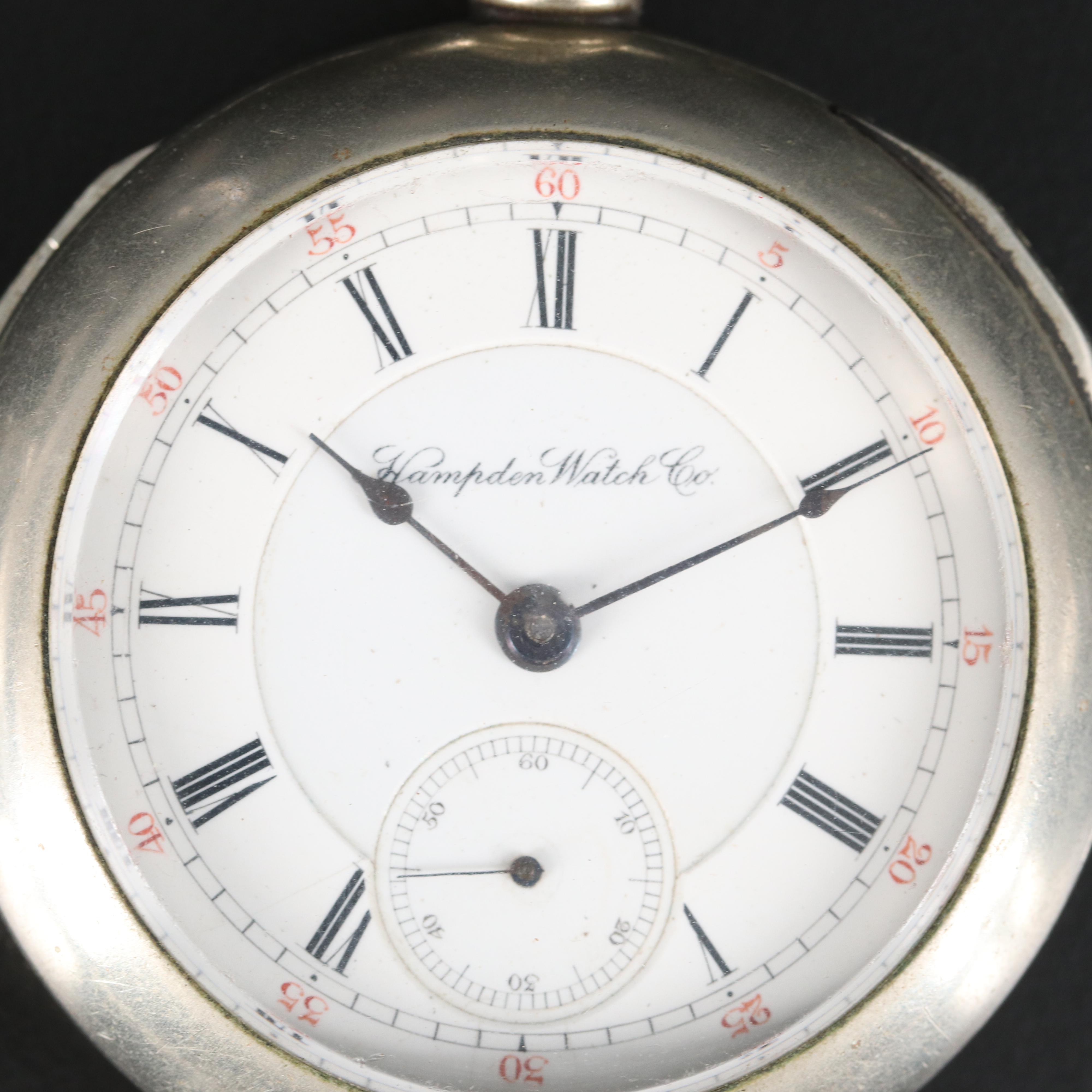 1899 Hampden Watch Co. Pocket Watch EBTH