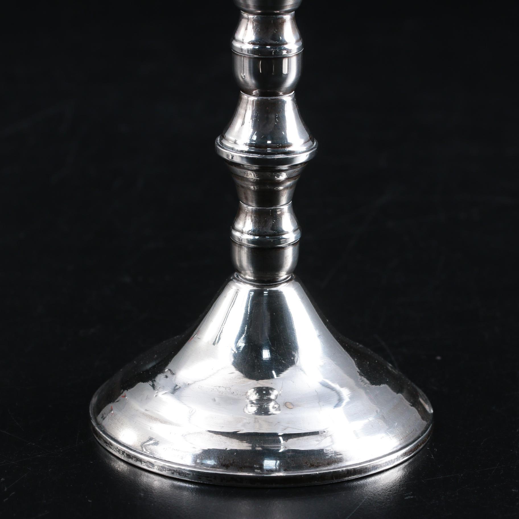 Duchin Creation Weighted Sterling Silver Candlesticks EBTH