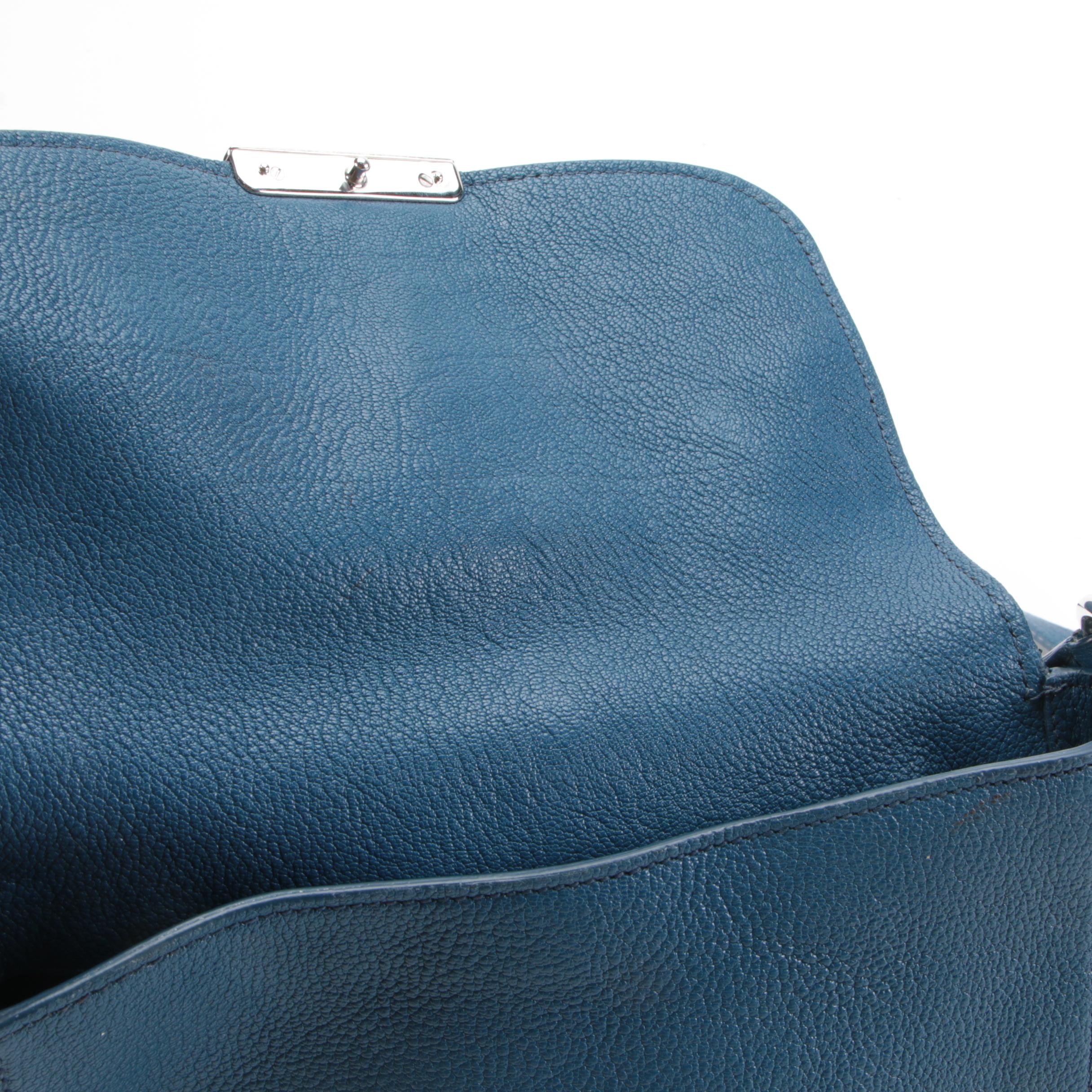 Miu Miu Bandoliera Madras Crossbody Bag in Laguna Blue Leather EBTH