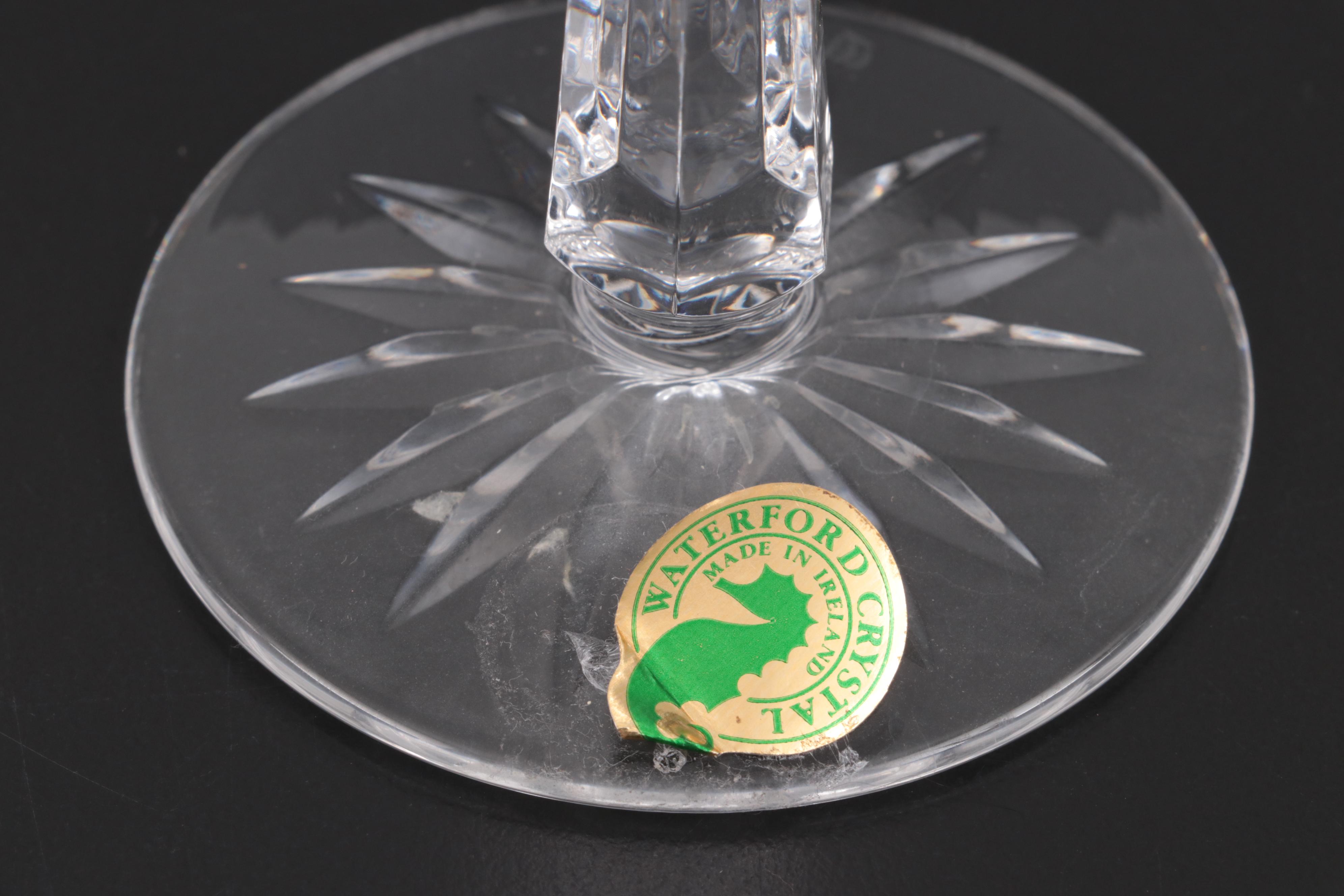 Waterford "Ballyshannon" Crystal Champagne Flutes, Late 20th to 21st