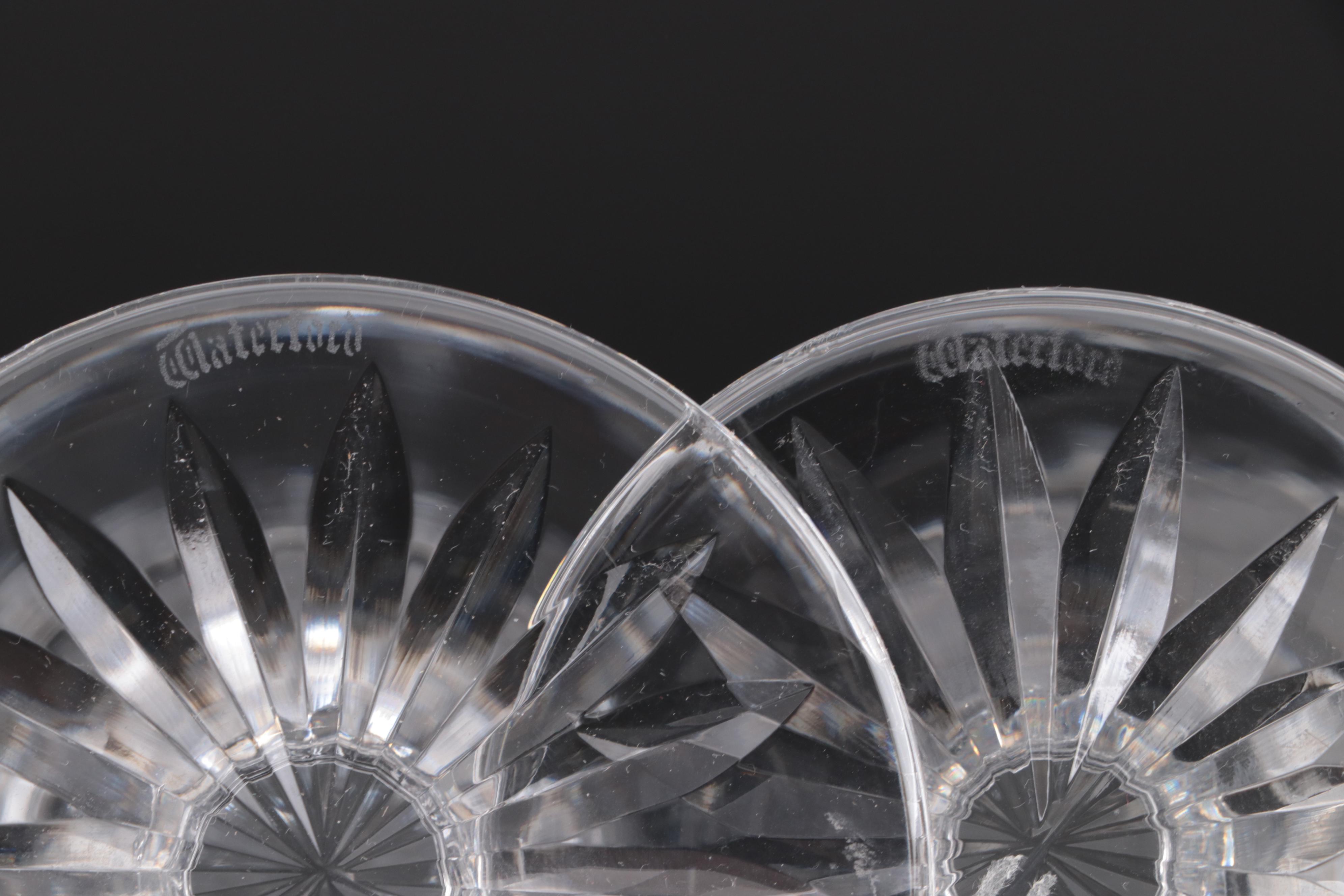 Waterford Crystal "Ballyshannon" Water Goblets, Late 20th/Early 21st