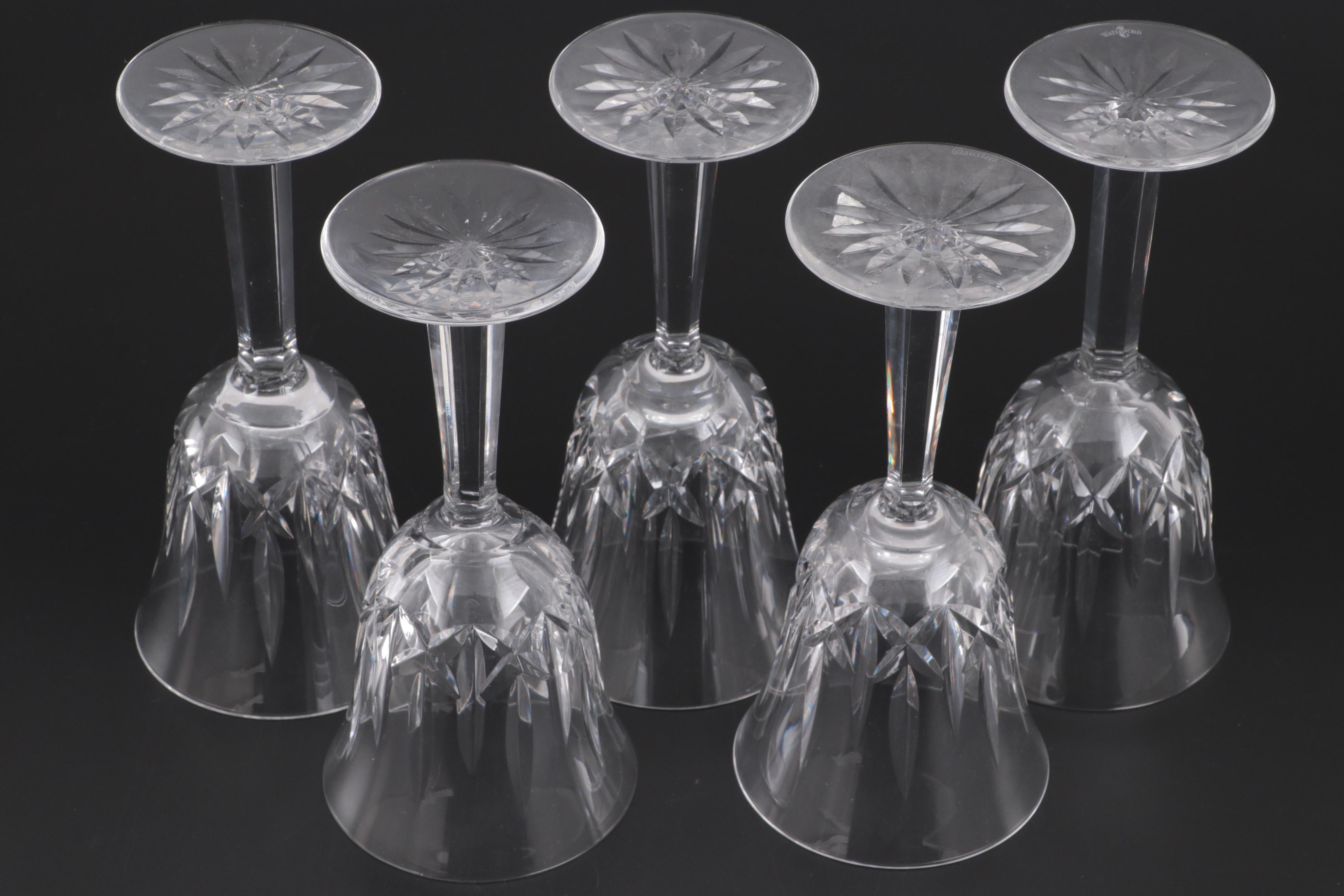 Waterford Crystal "Ballyshannon" Water Goblets, Late 20th/Early 21st