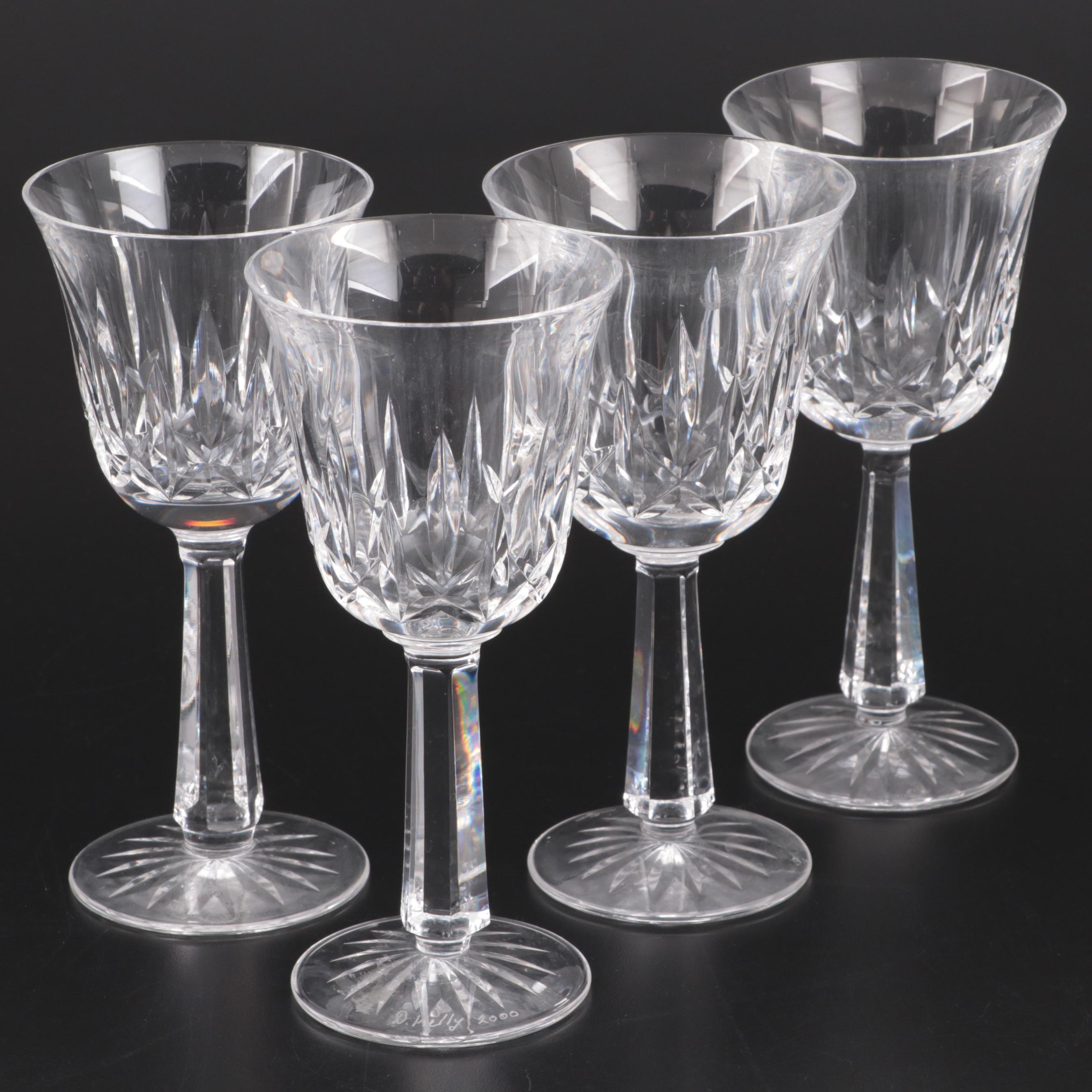 Waterford Crystal "Ballyshannon" Claret Wine Glasses EBTH
