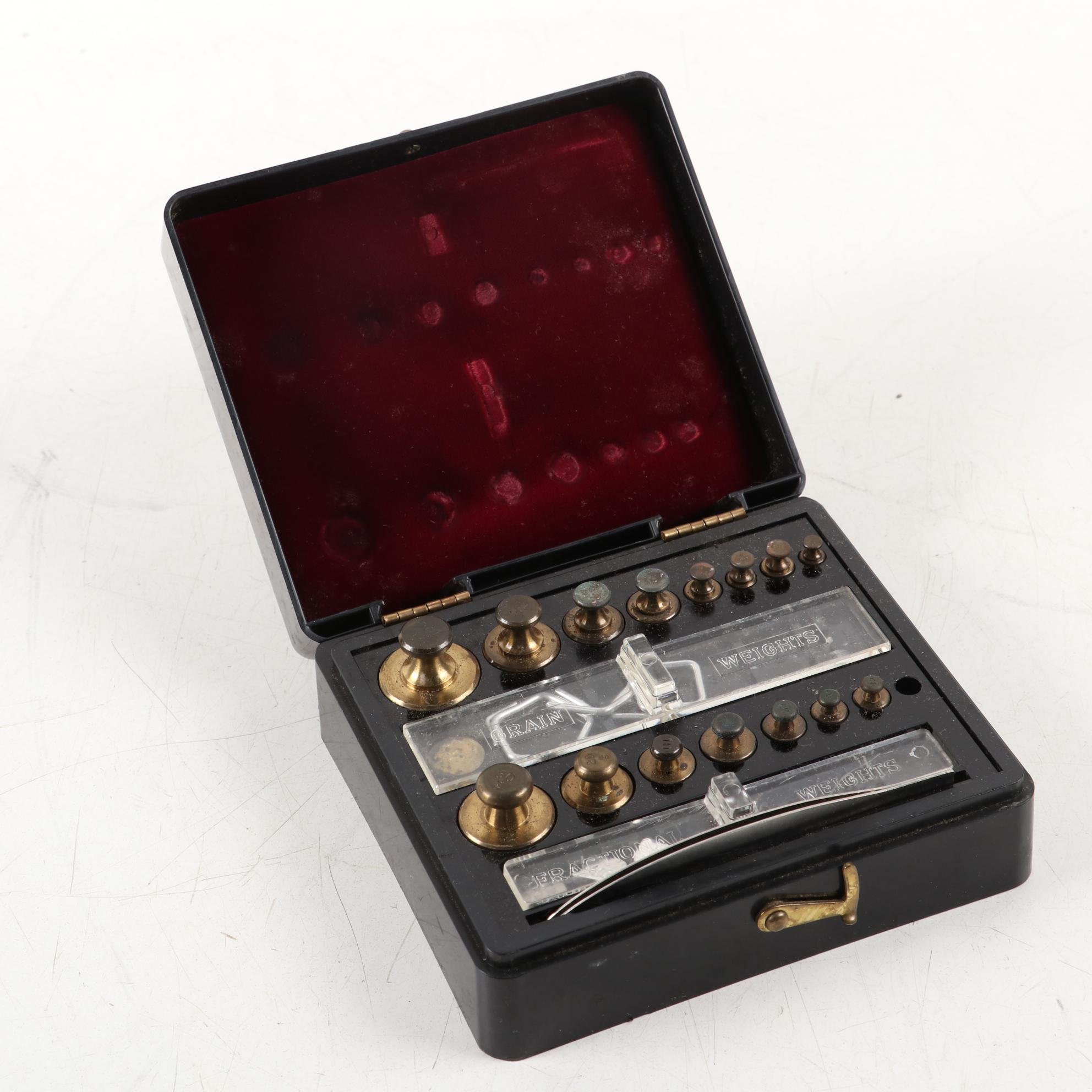 Torsion Balance Scale with BristolMyers Grain Weights EBTH