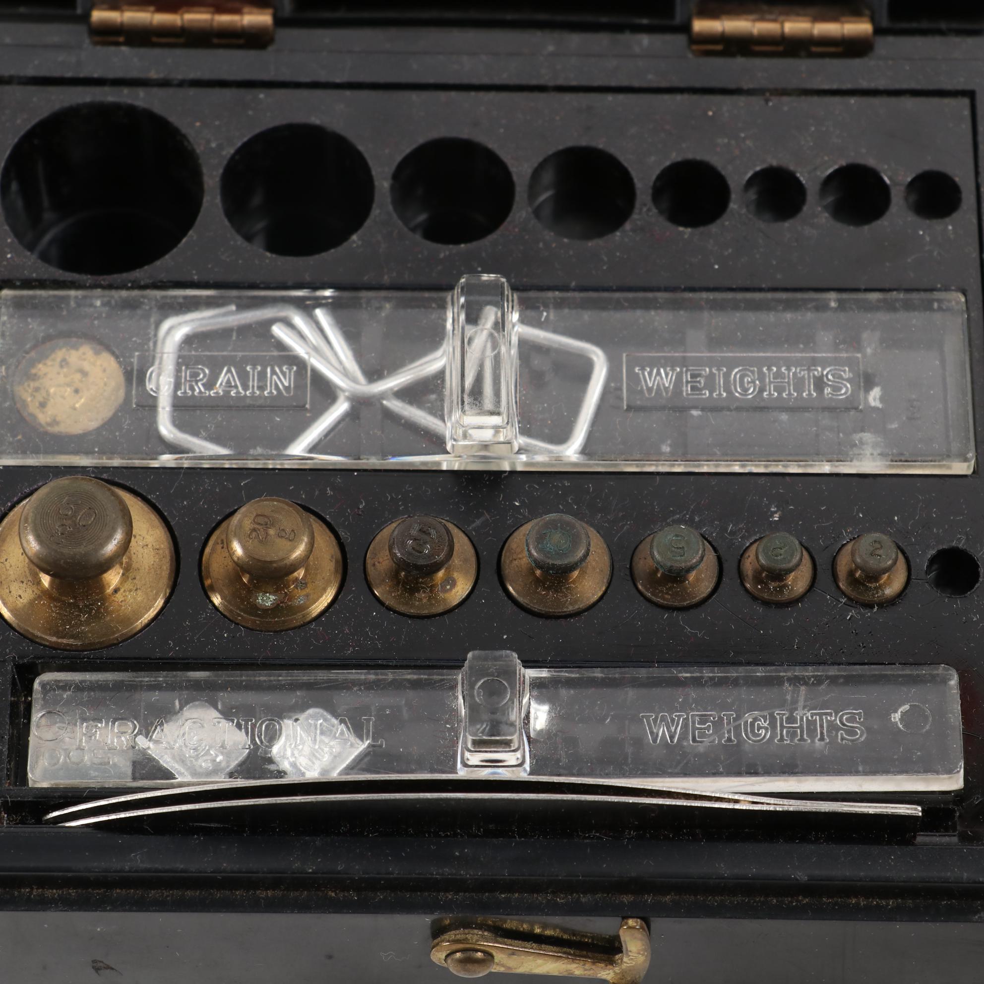 Torsion Balance Scale with BristolMyers Grain Weights EBTH