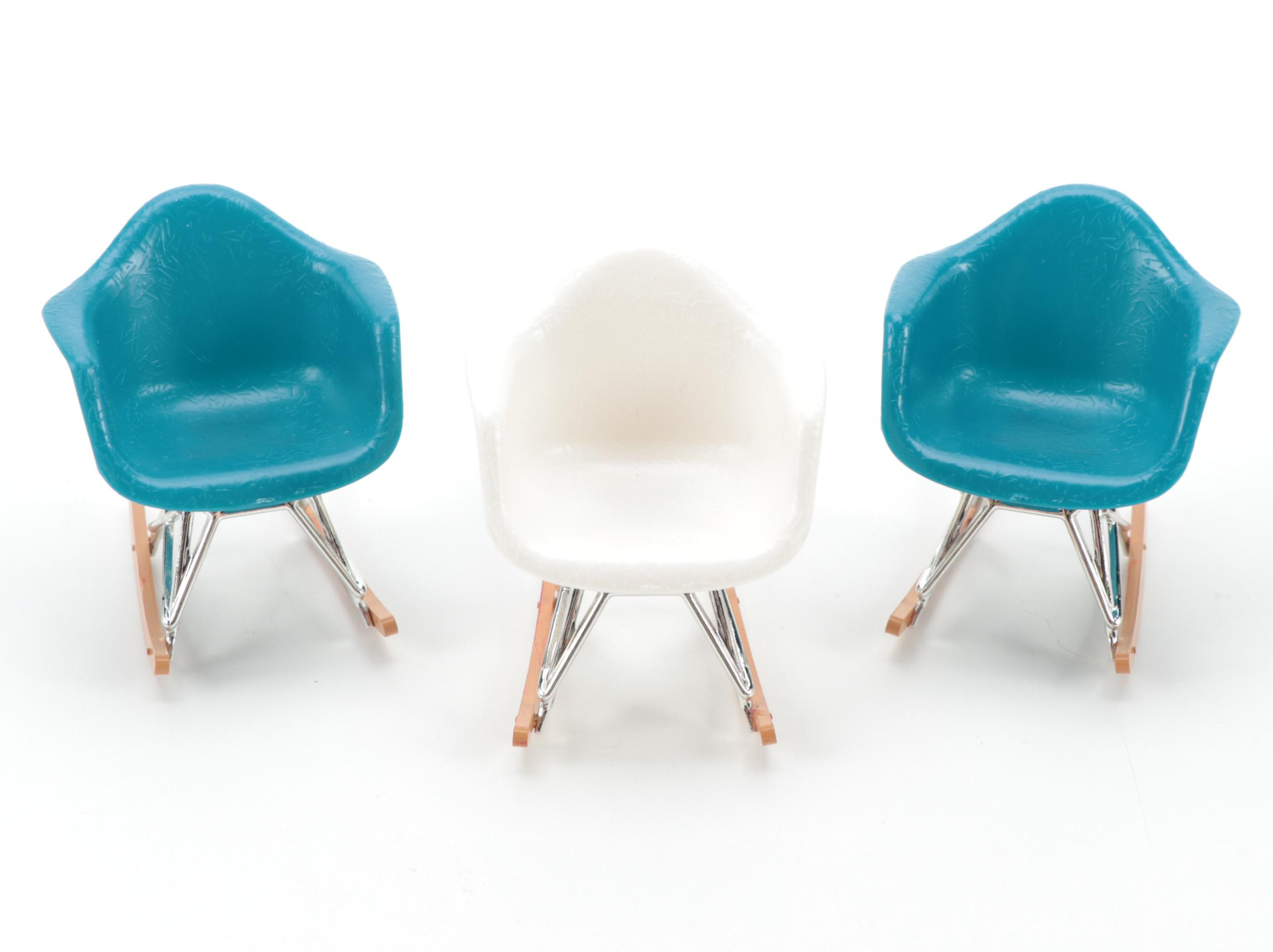 Vitra Miniatures Collection Egg Chairs and Other Mid-Century Modern ...
