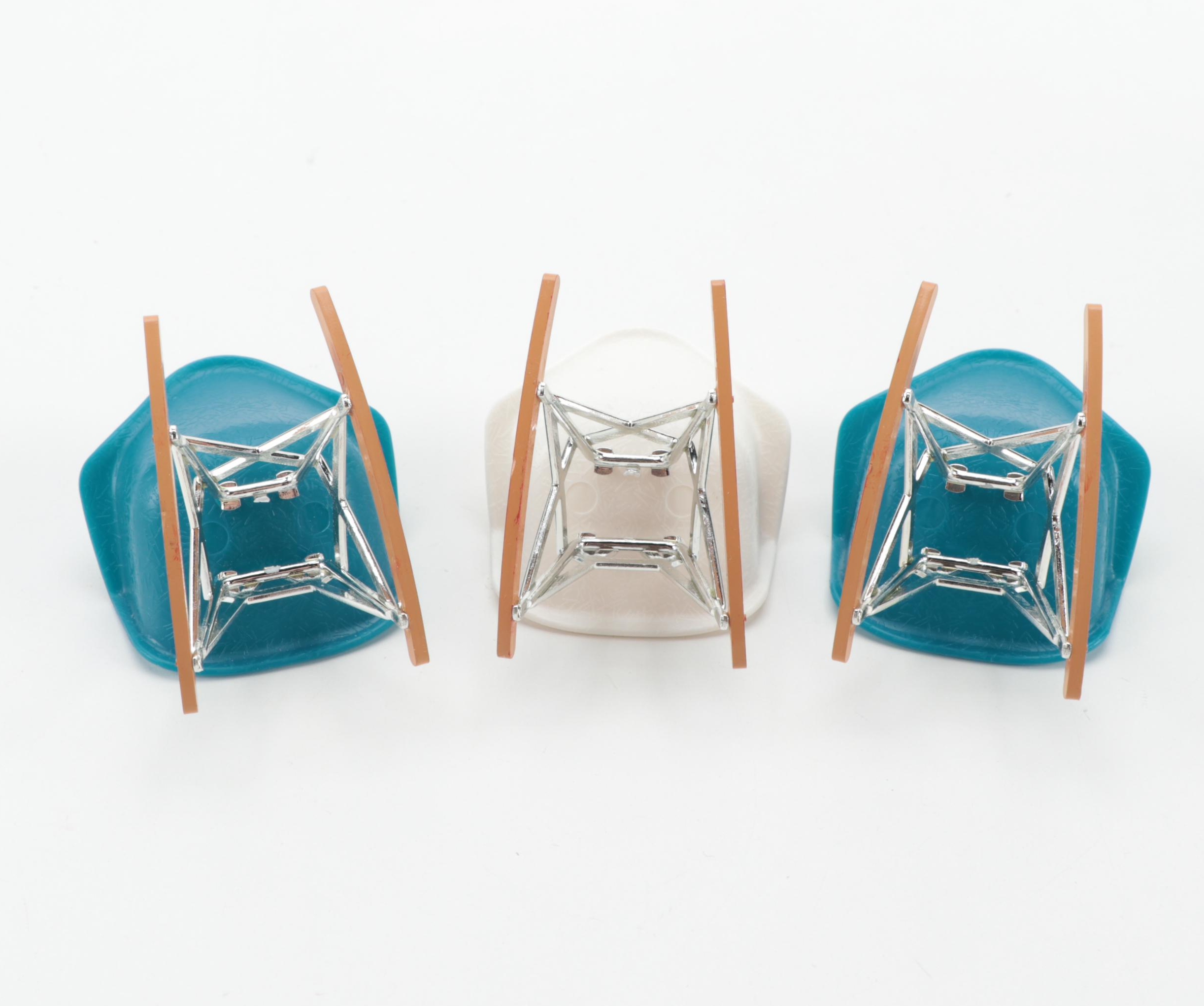 Picture of Vitra Miniatures Collection Egg Chairs and Other Mid-Century Modern ...