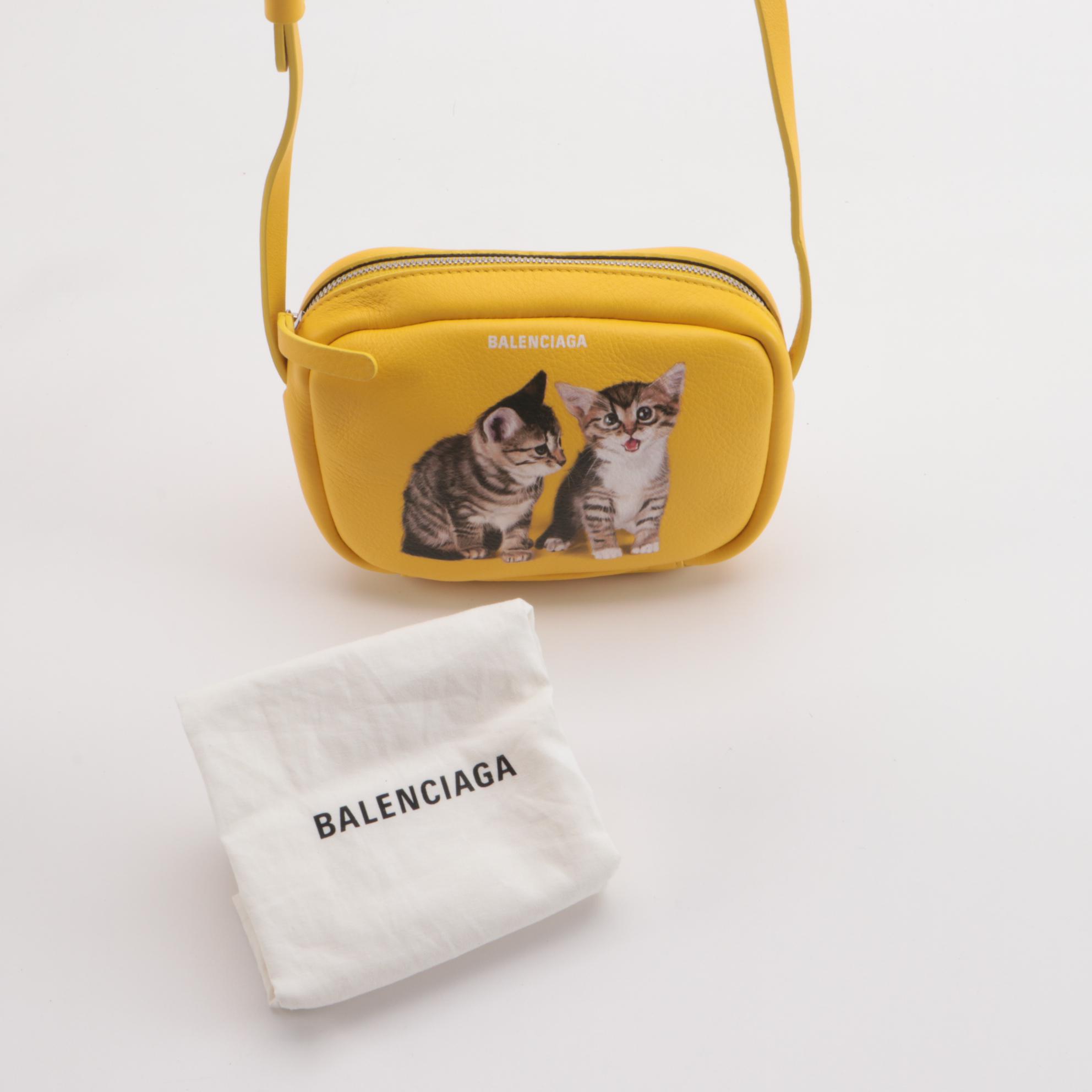 balenciaga cat camera bag