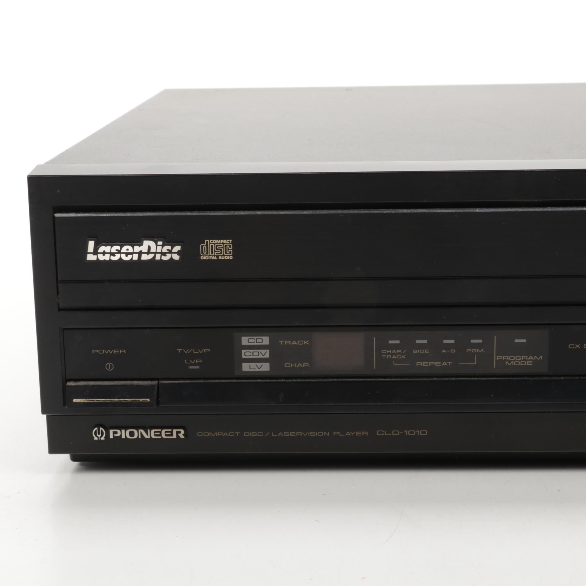 Pioneer Compact Disc / Laservision Player with Laser Disc Collection EBTH