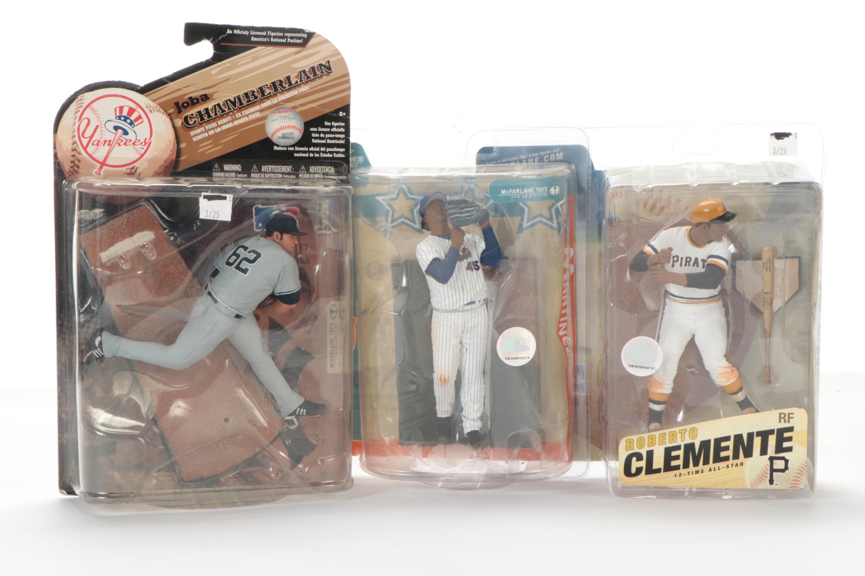 McFarlane MLB Action Figures Including Pudge, Piazza, Nomar, and More
