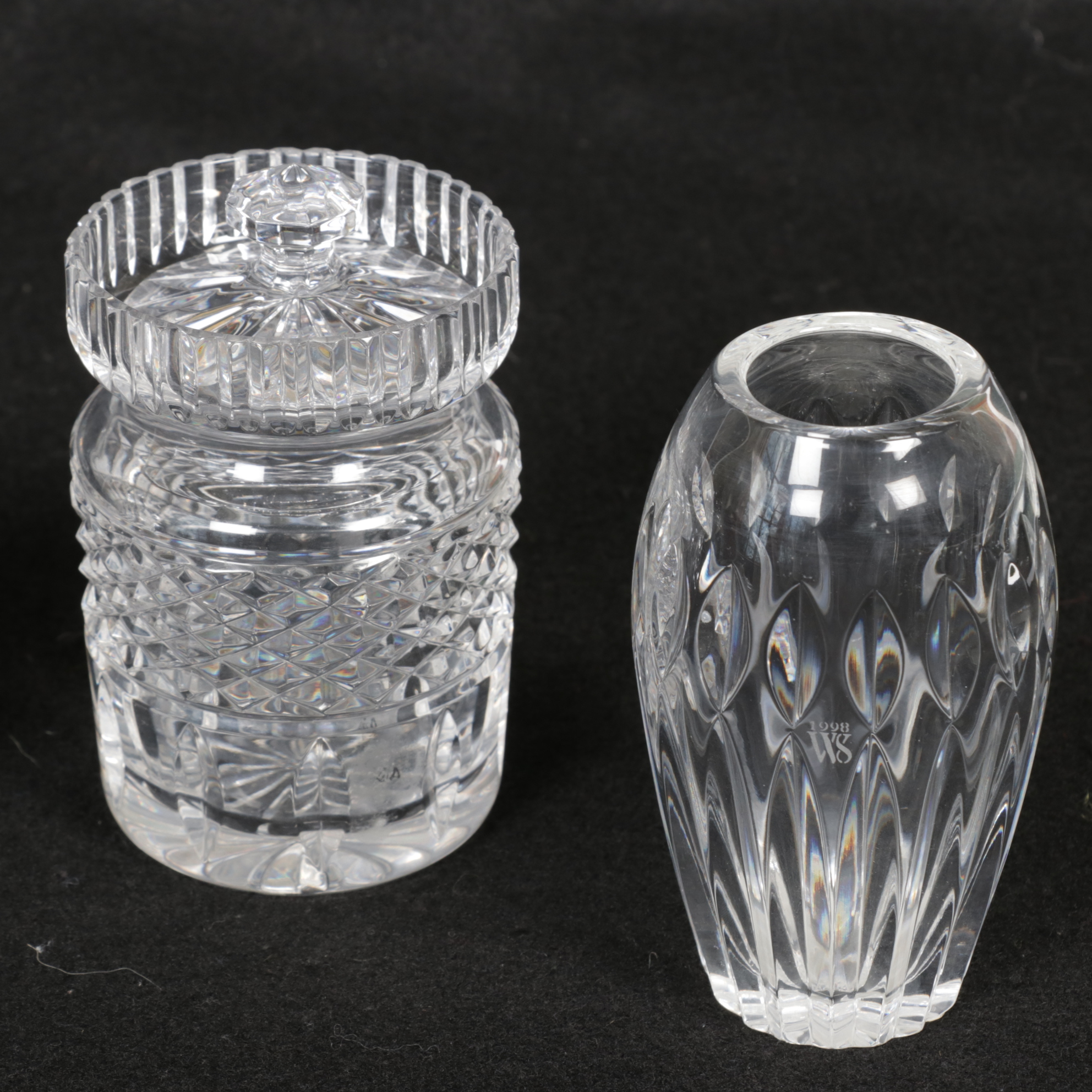 Waterford "Lyndon" Inkwell and Other Crystal Table Accessories EBTH