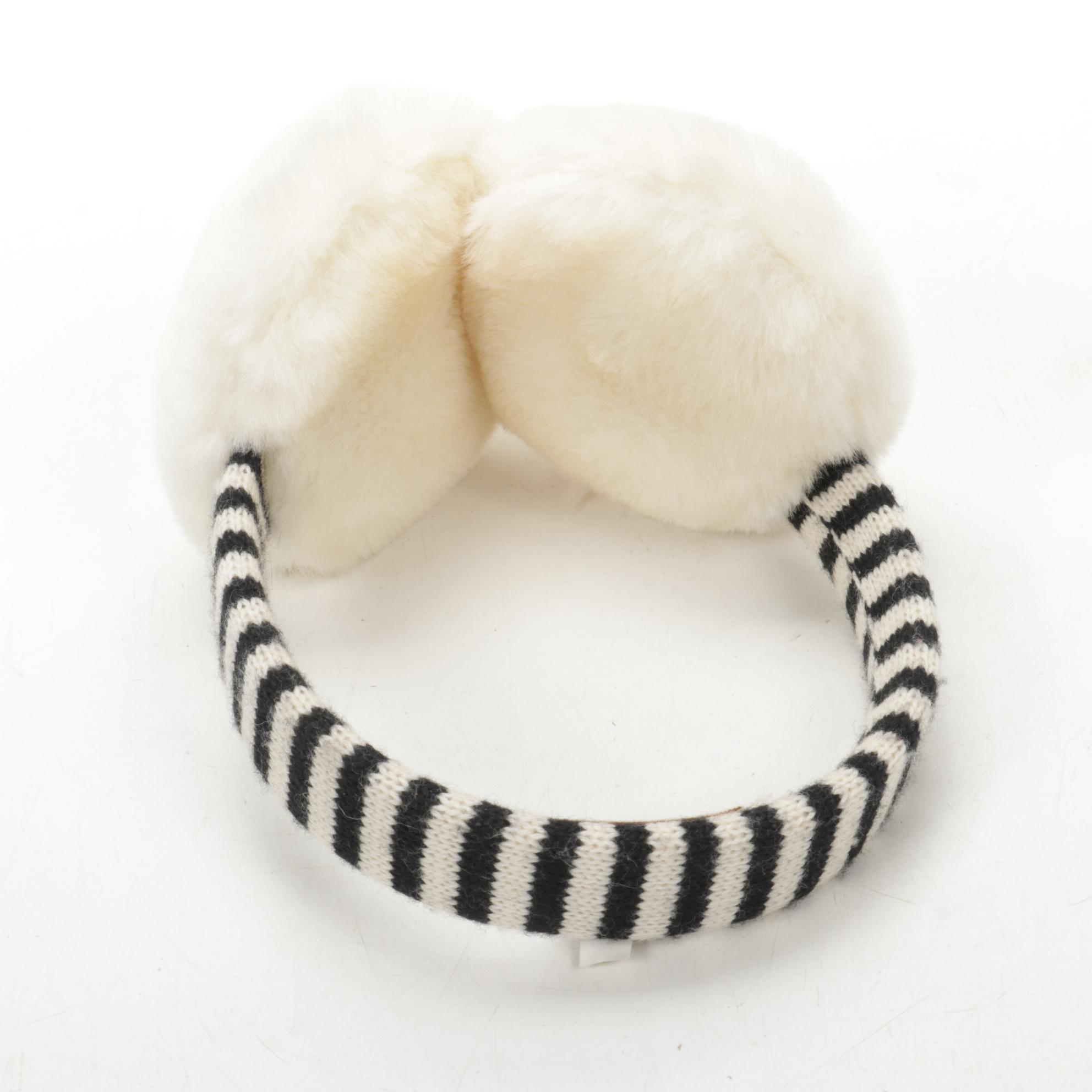 Kate Spade New York Leather Pouch and Earmuffs EBTH