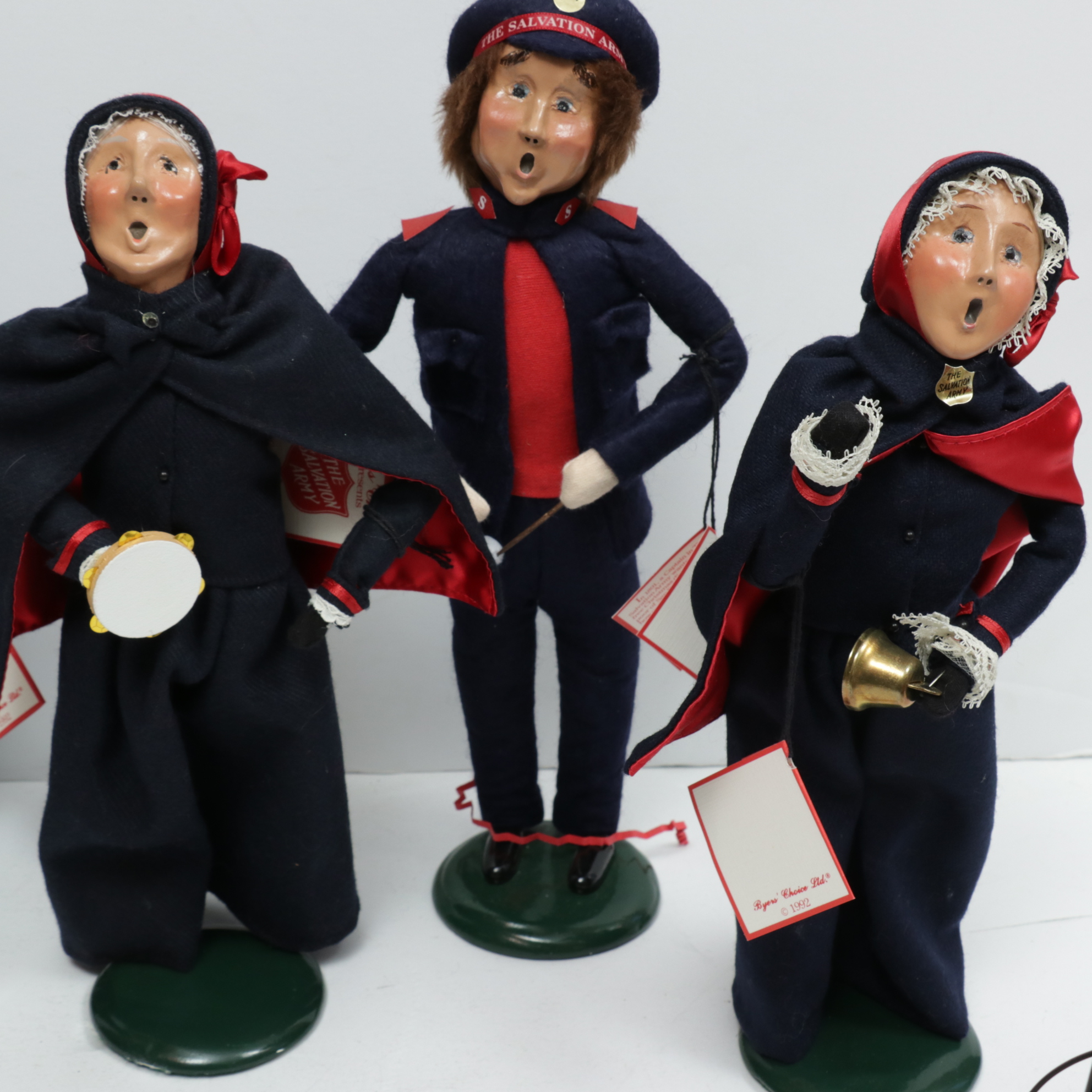 Byers' Choice Handcrafted Salvation Army Christmas Caroler Figurines