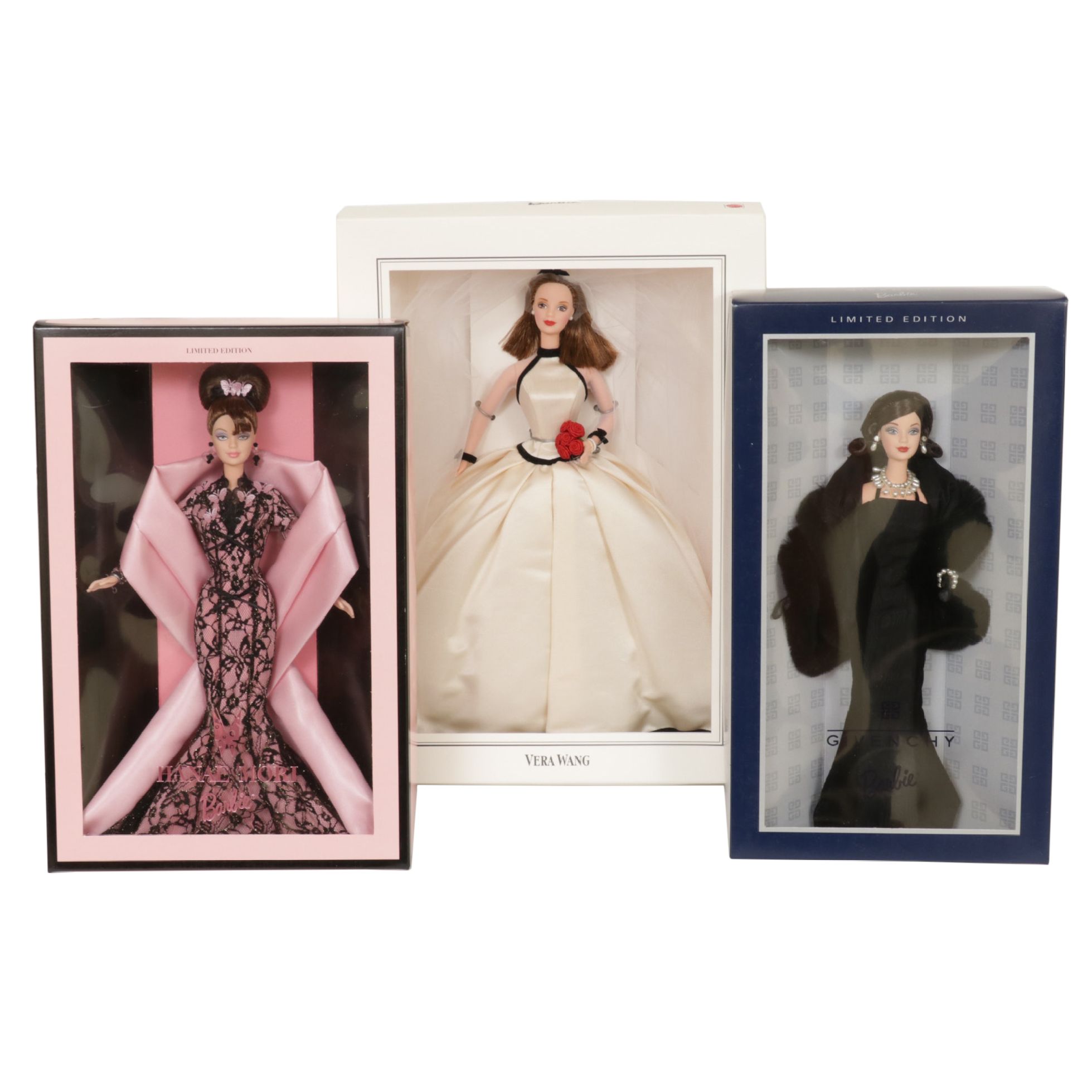 Givenchy, Vera Wang, and Hanae Mori for Mattel Limited Edition