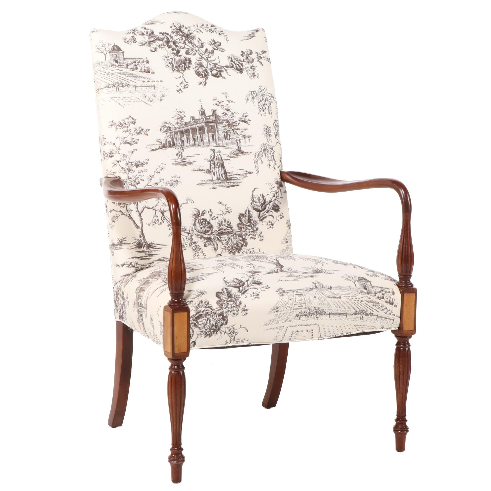 Hickory Chair "Martha Washington" Lolling Chair EBTH