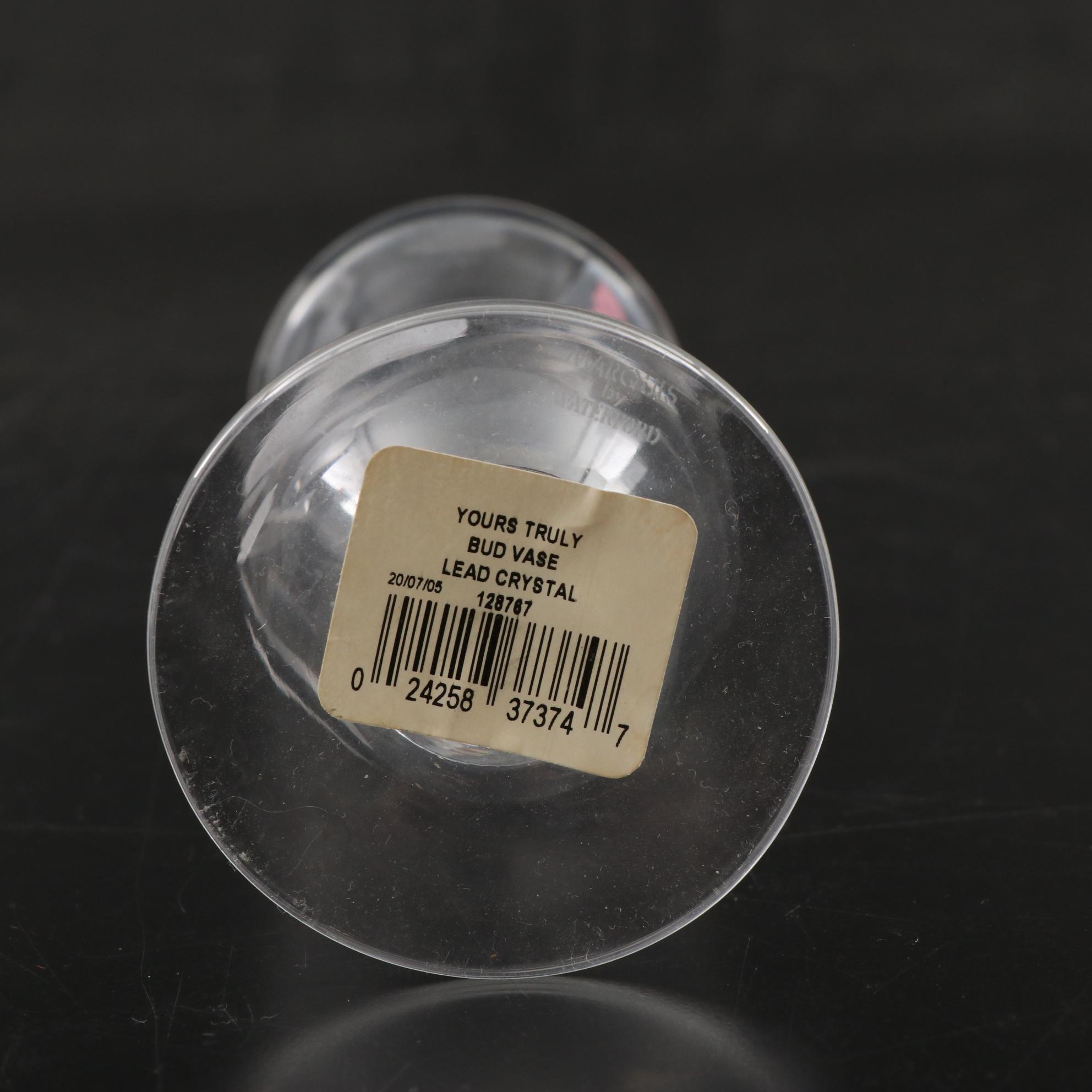 Waterford "Balmoral" Crystal Flower Vase with Marquis by Waterford Bud