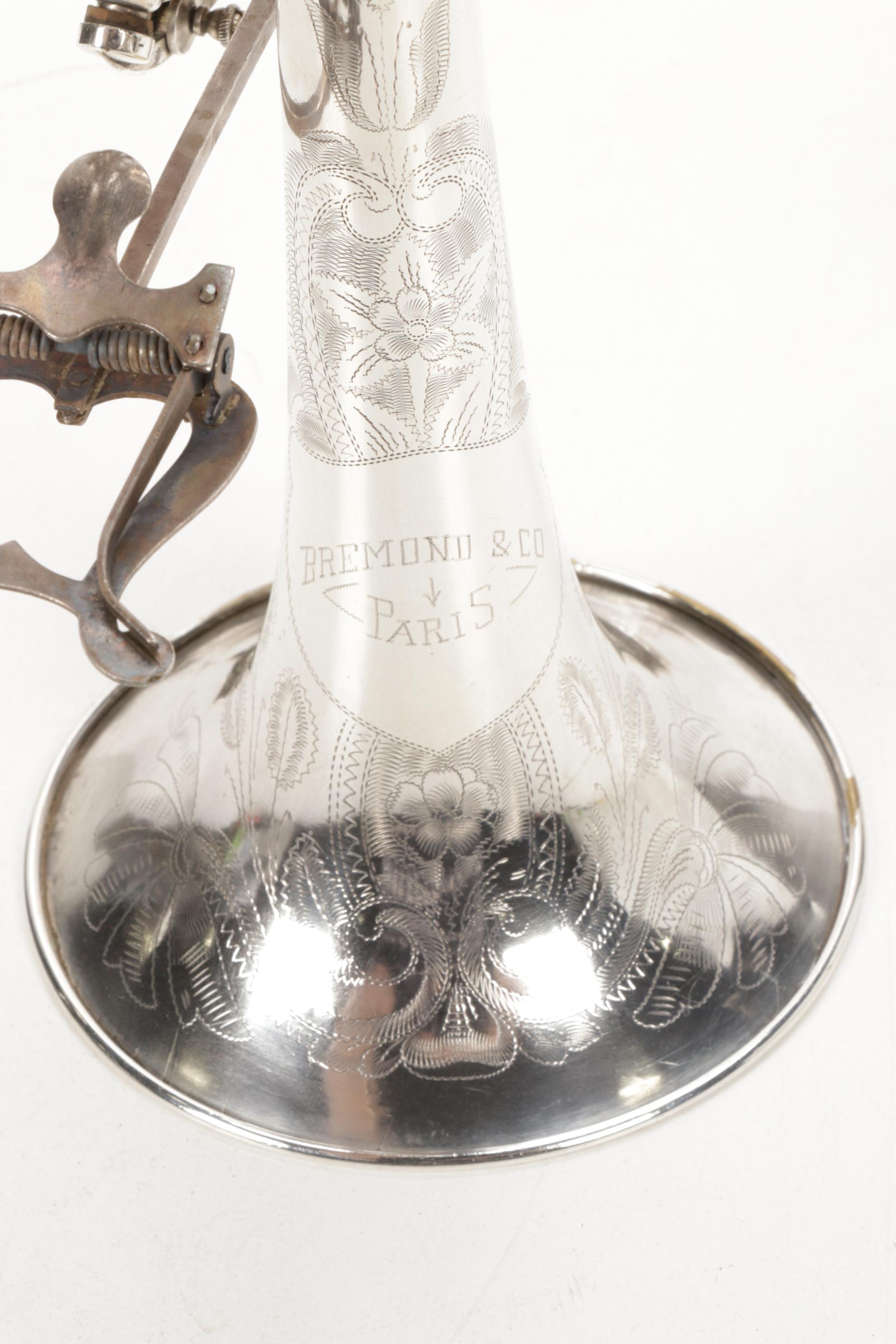 Bremond & Co. Paris Brass Engraved with MotherofPearl Keys EBTH