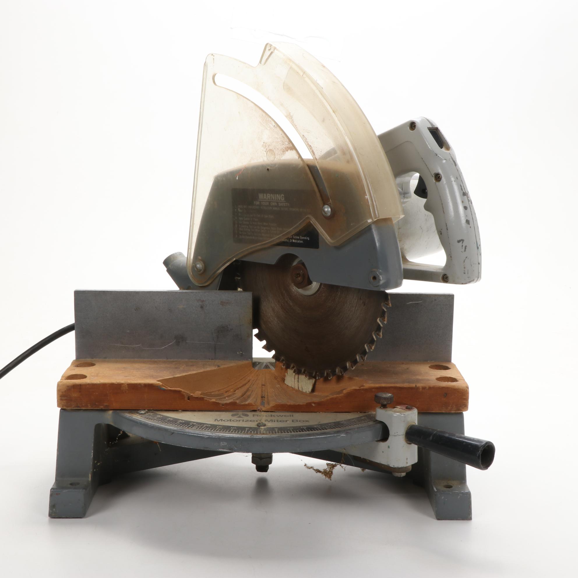 Rockwell Model 34010 Motorized Miter Box EBTH