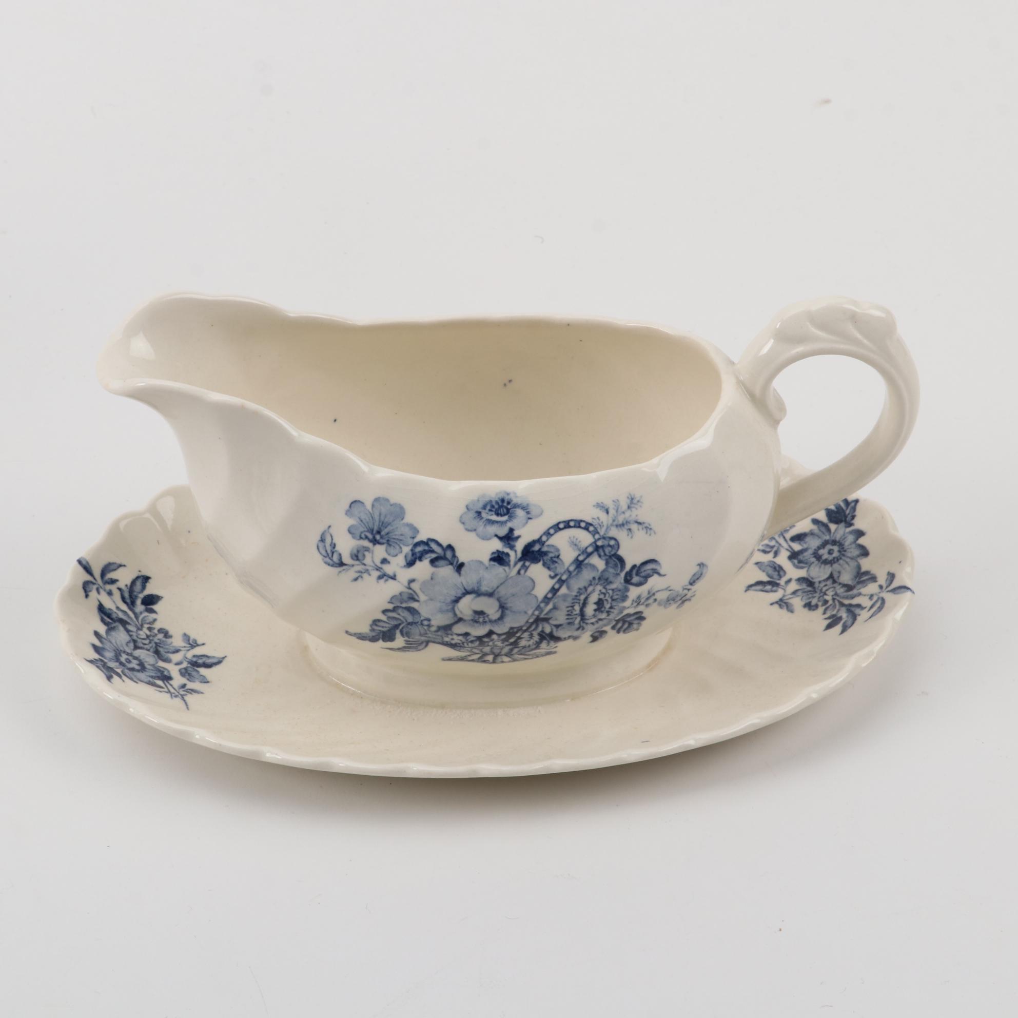 Johnson Bros. "Indies" and Other Blue and White Transferware Dinnerware