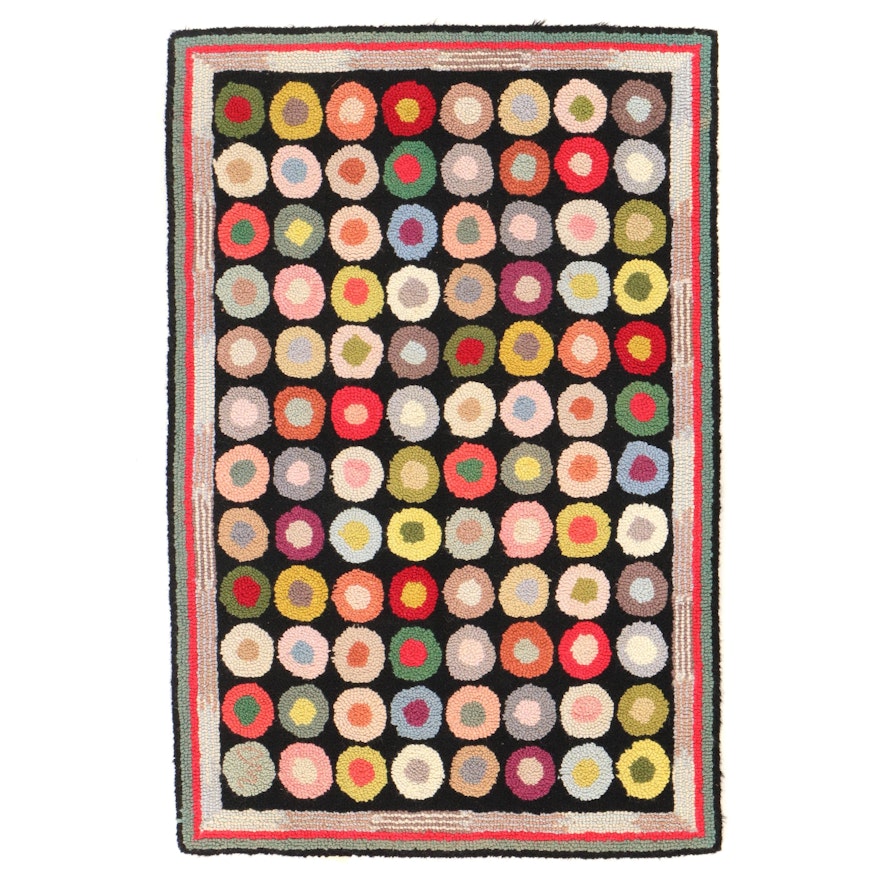 2' x 3' Hand-Hooked Claire Murray "Button" Accent Rug