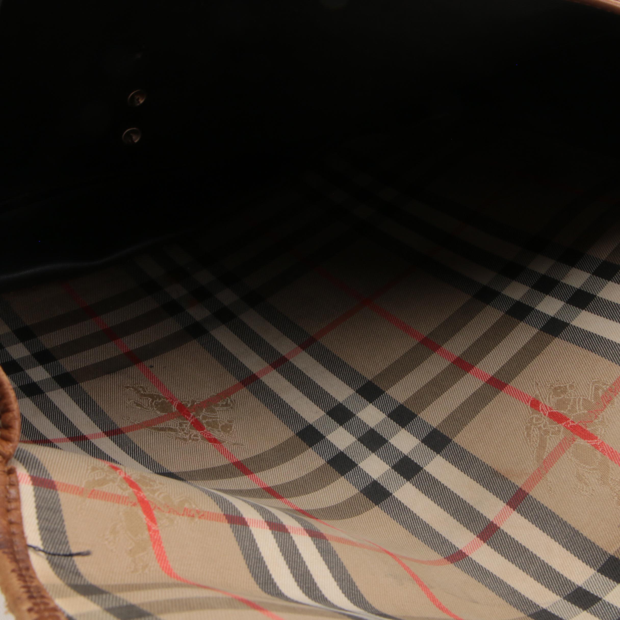 Burberry "Haymarket Check" Messenger Bag EBTH