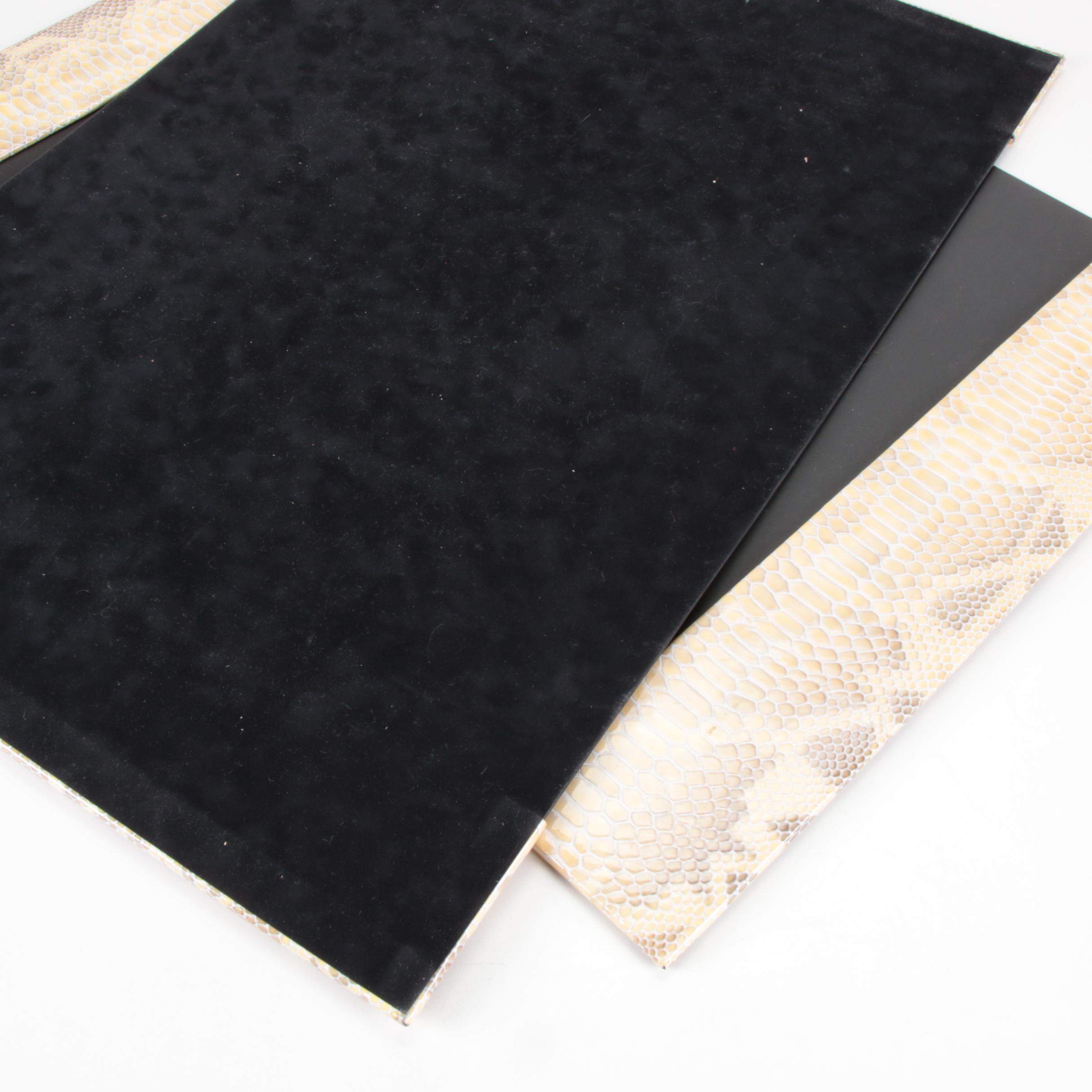 Barney's New York Faux Python Letter Trays and Desk Blotters | EBTH