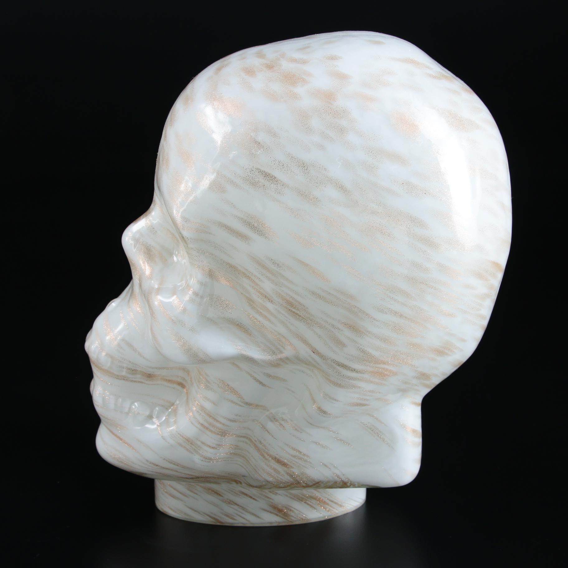 MoldBlown Glass Skull, Late 20th Century EBTH