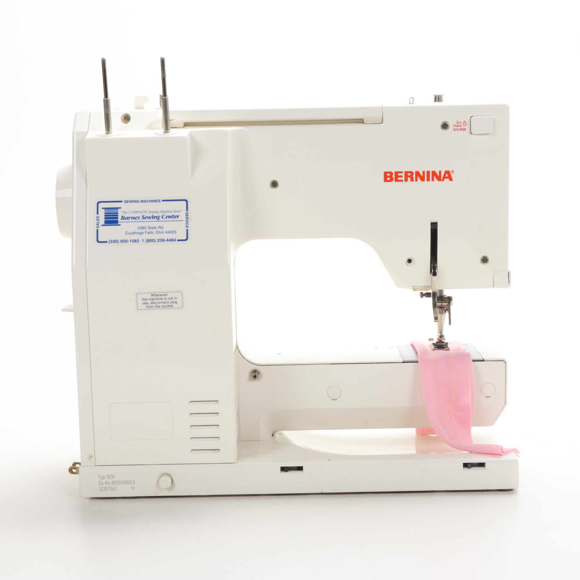 Fritz Gegauf Bernina Swiss Sewing Machine and Foot Petal Control EBTH