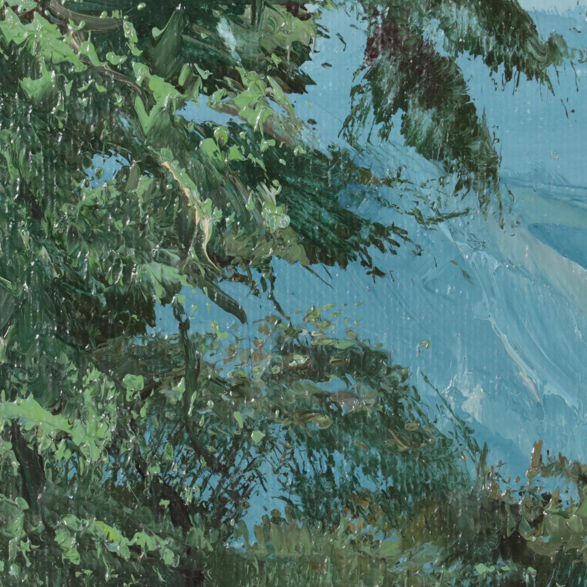 Segundo Huertas Landscape Oil Painting of South American Mountains | EBTH