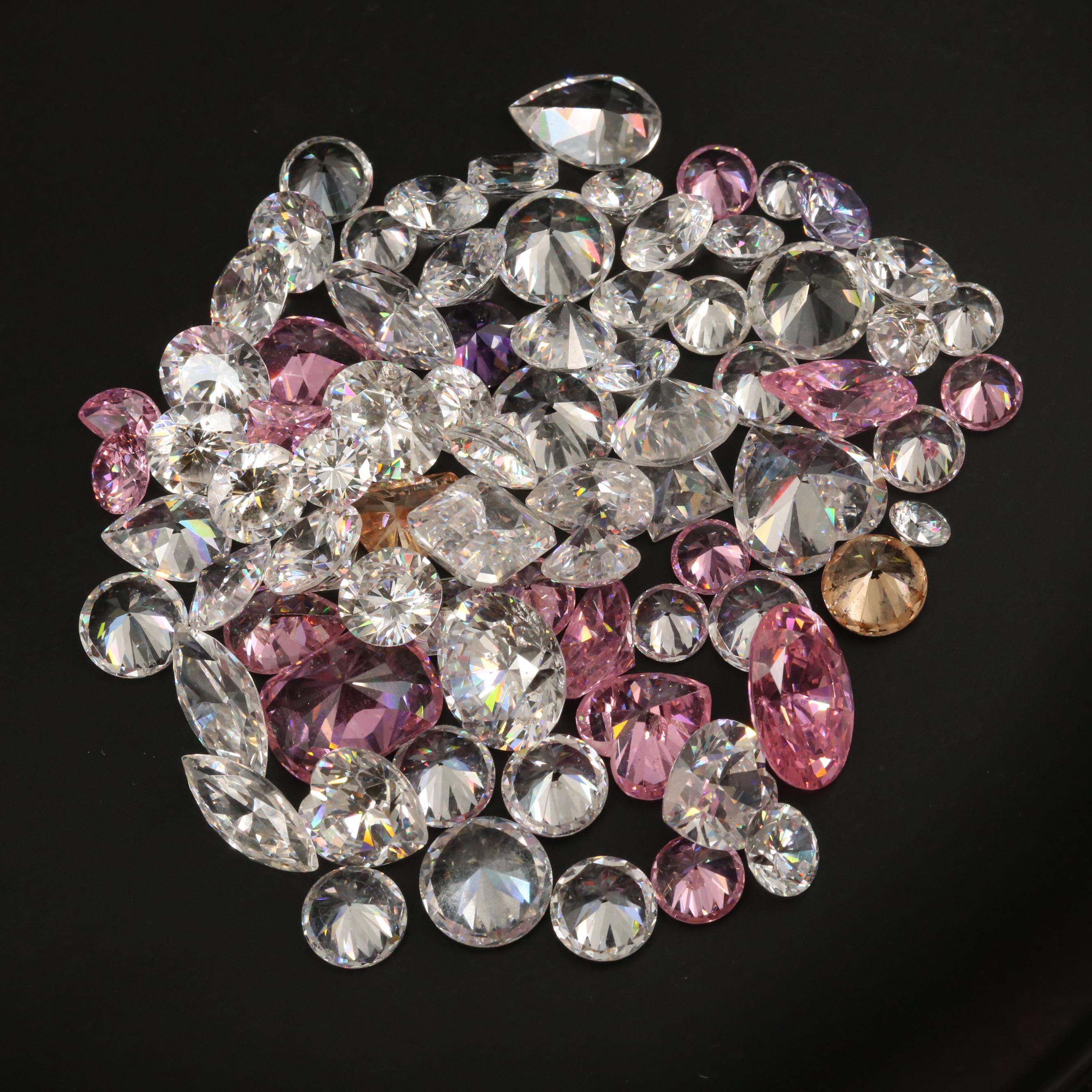 Loose Laboratory Grown Gemstones with Ruby and ColorChange Sapphire EBTH