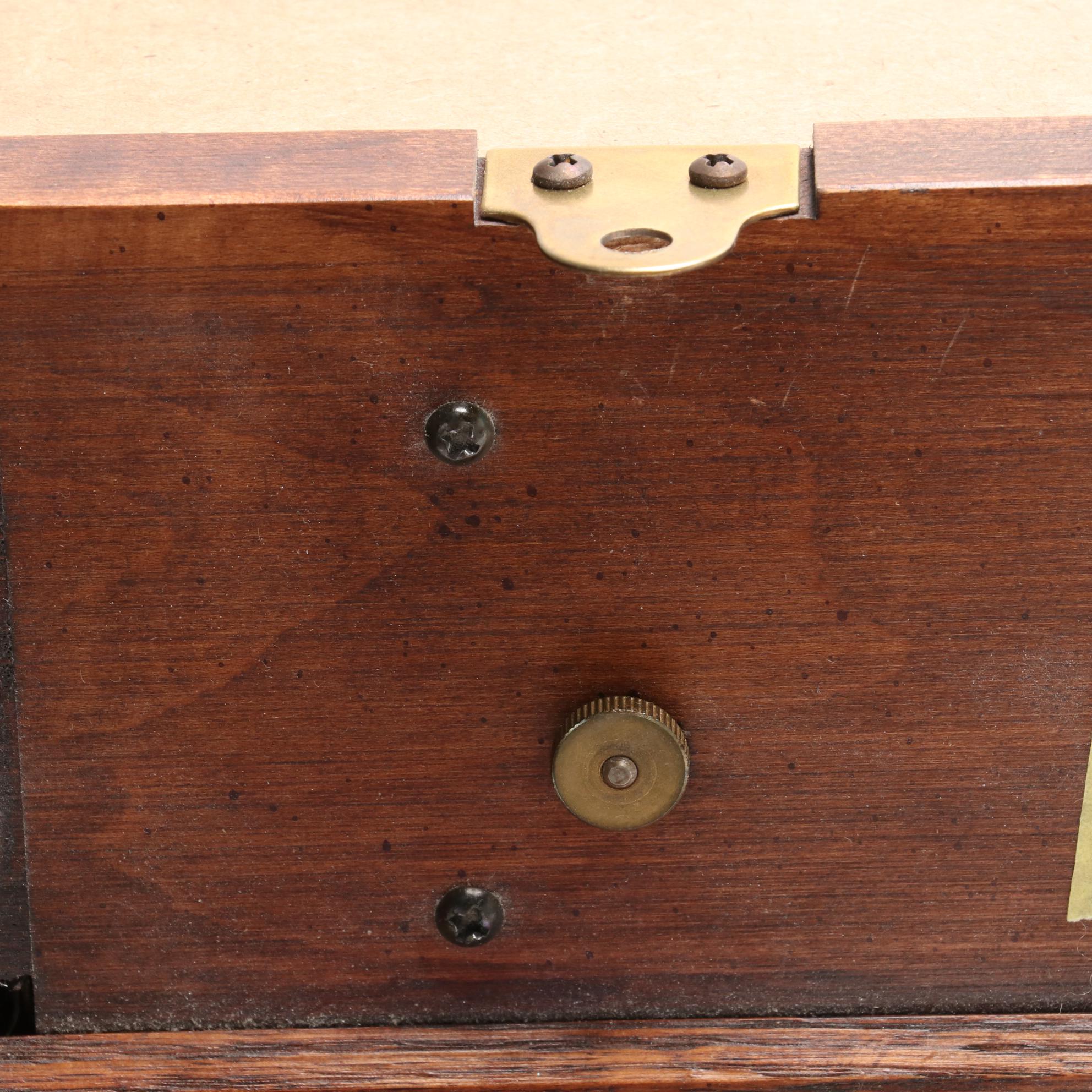 Howard Miller Clock Co. World Time Zone Oak Wall Clock, 1959 EBTH