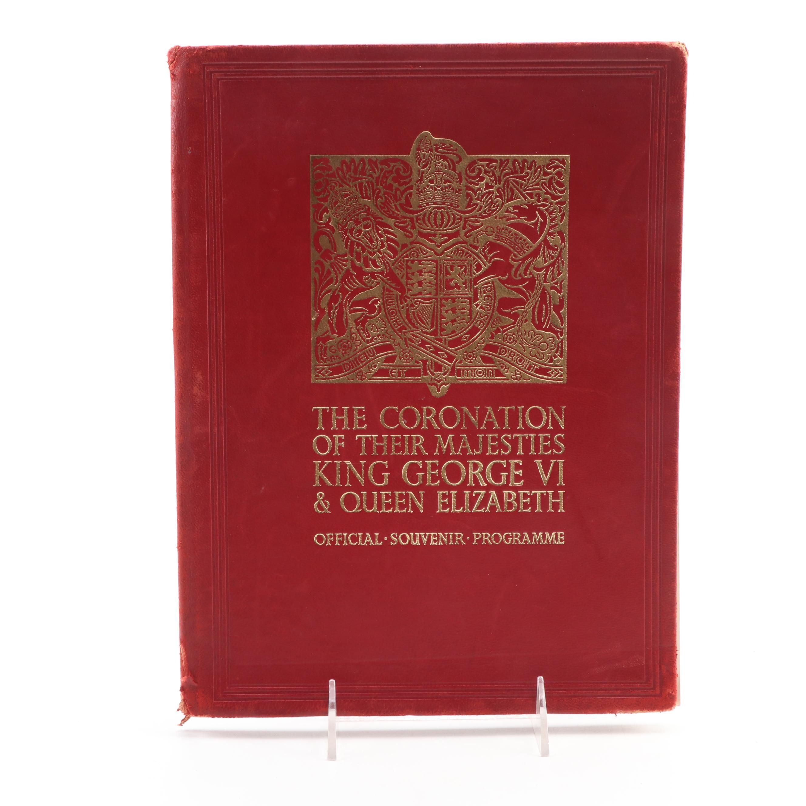 King VI and Queen Elizabeth Coronation Official Souvenir Program, 1937 EBTH