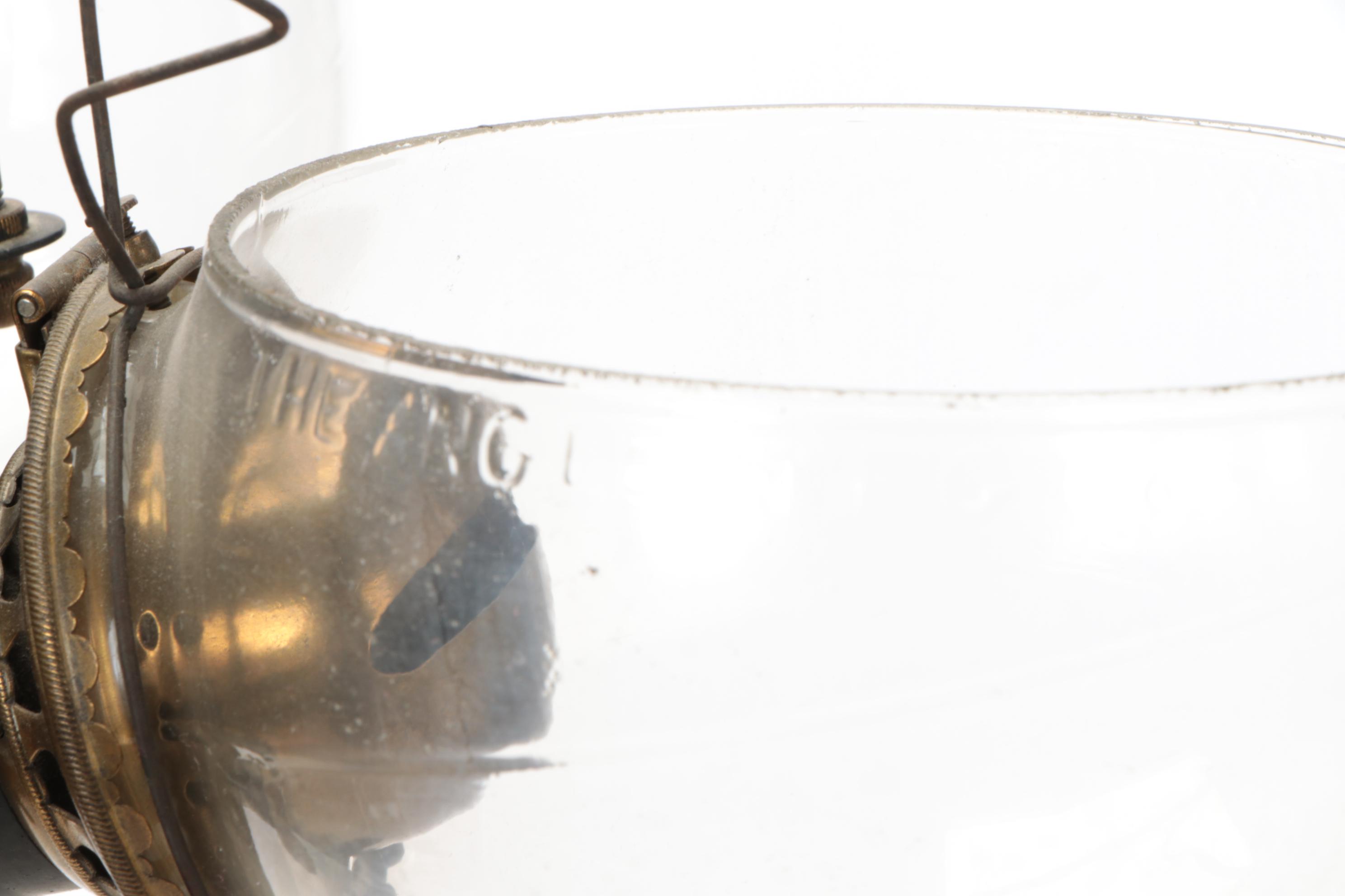 Victorian Angle Lamp Company FourArm Kerosene Ceiling Pendant Light EBTH