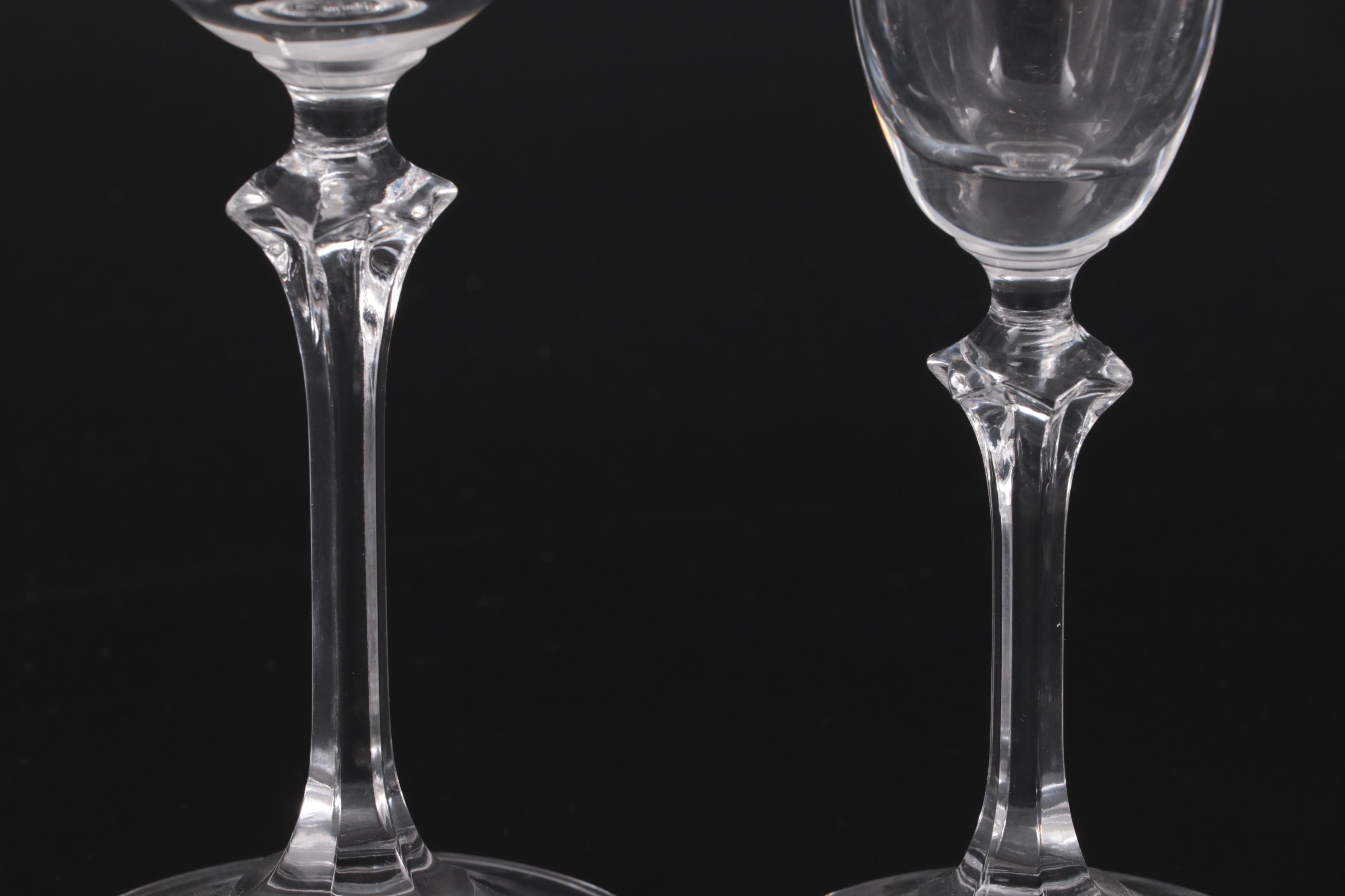 Oneida "Fedora" Crystal Stemware, Late 20th Century EBTH
