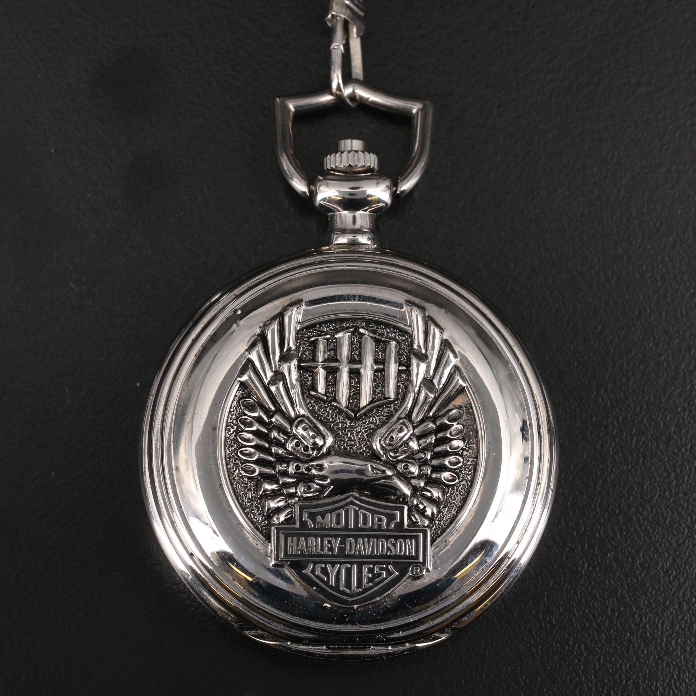 Franklin Mint Harley Davidson Pocket Watch EBTH