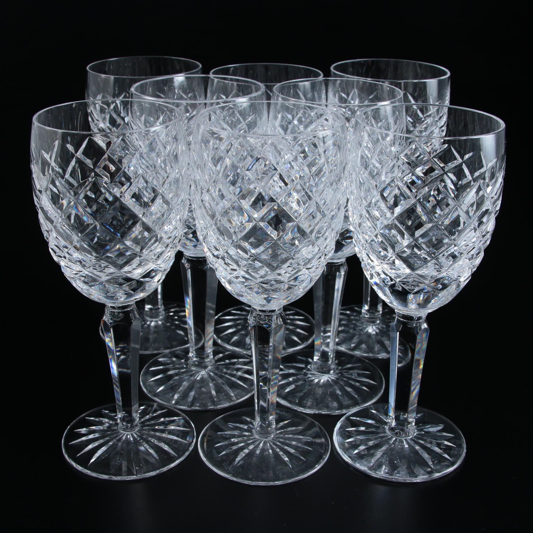 Waterford Crystal Claret Wine Glasses, 19742017 EBTH