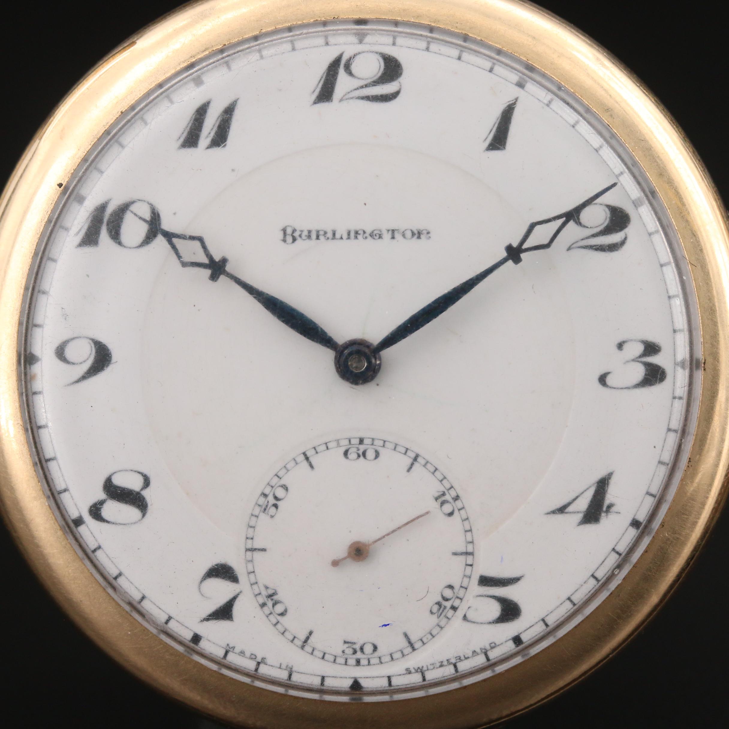 Antique Waltham and Burlington Pocket Watches EBTH